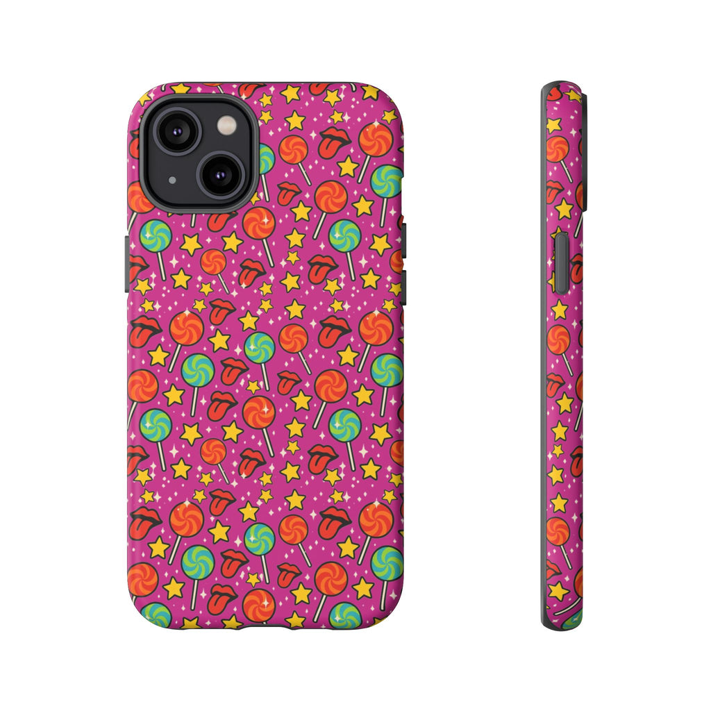 Lollipops & Lips Retro Phone Cases