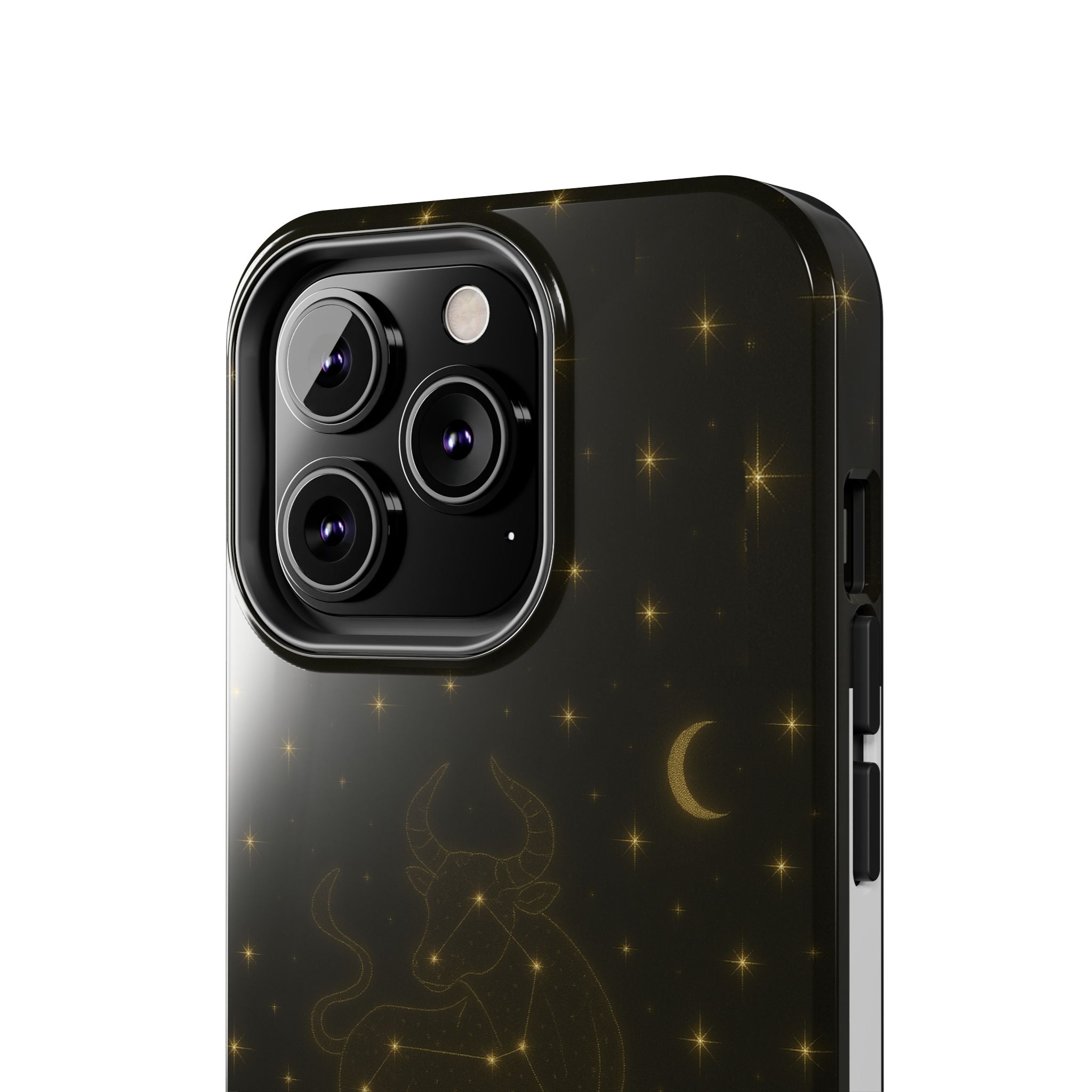 Taurus Constellation Tough Phone Case — Gold Zodiac Bull Phone Case