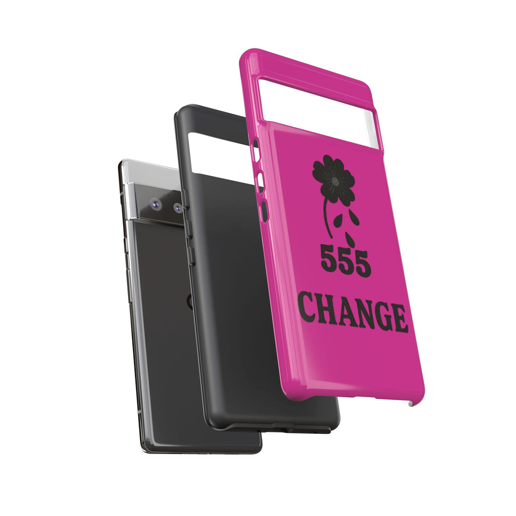 Black & Pink 555 Change Phone Case