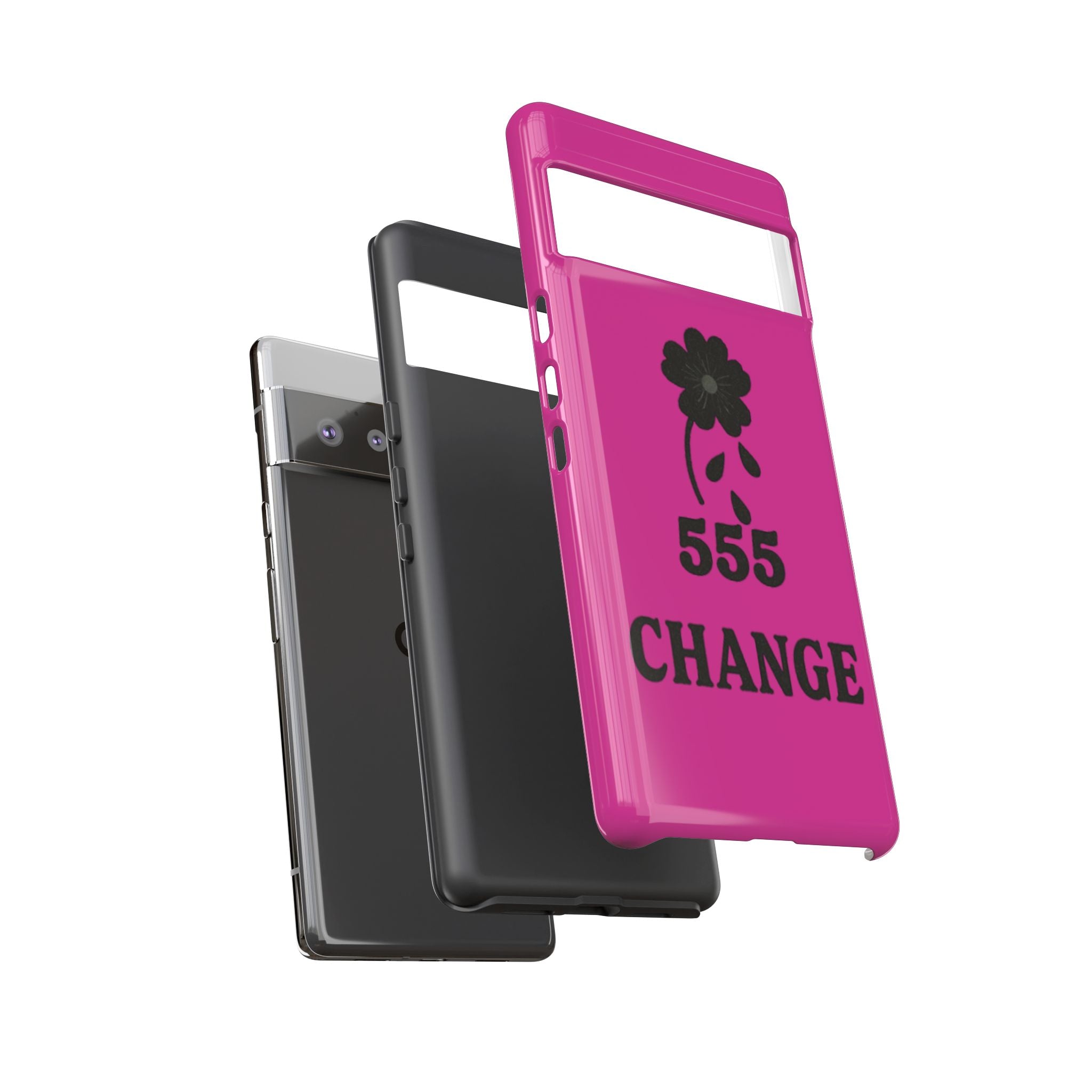 Black & Pink 555 Change Phone Case