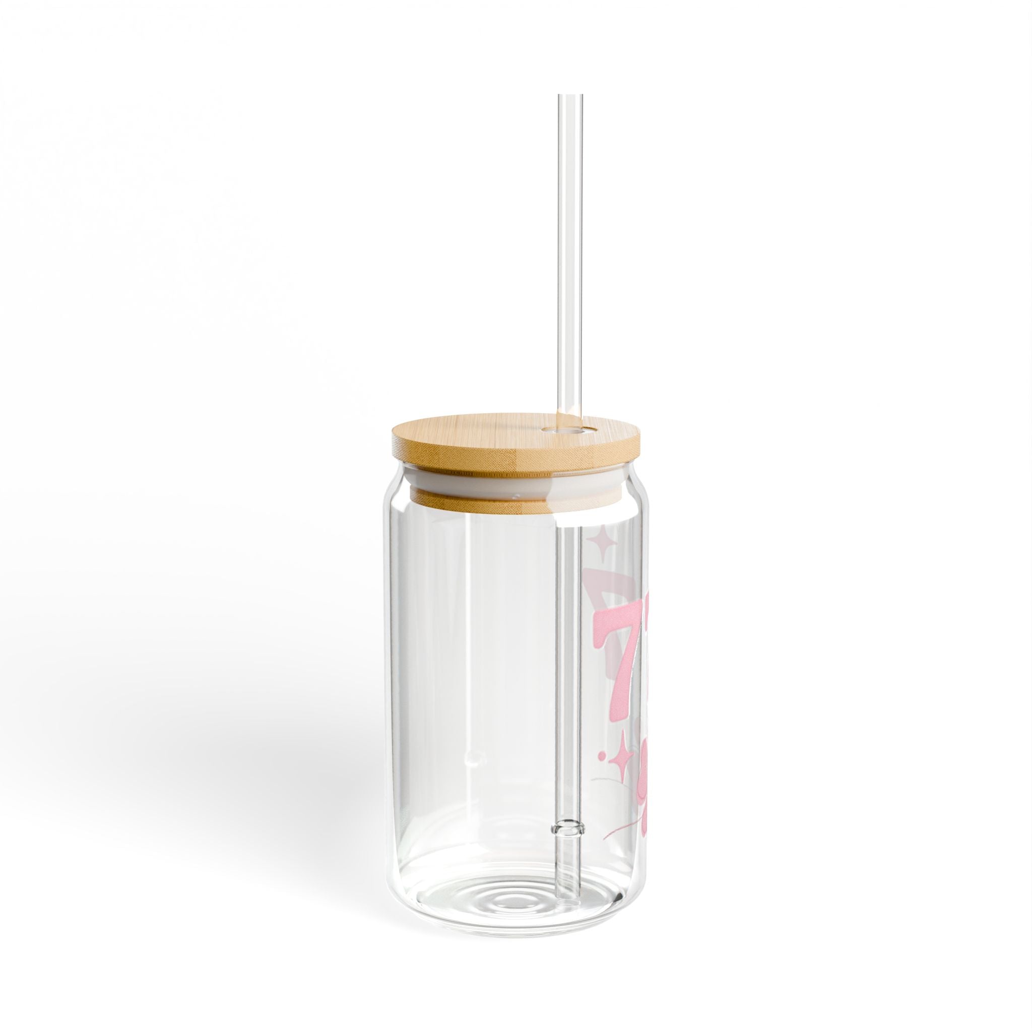 Pink Sipper Glass 777