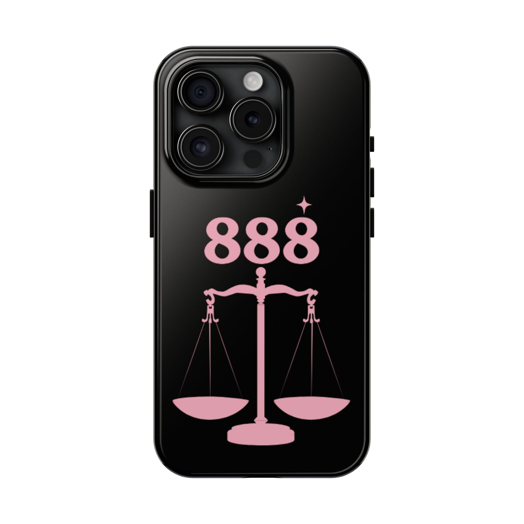 Black & Pink 888 Phone Case