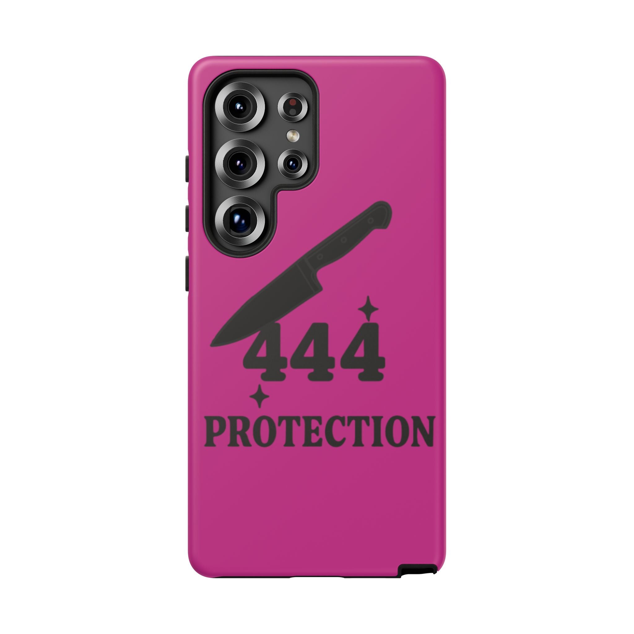 Black & Pink 444 Protection Phone Case