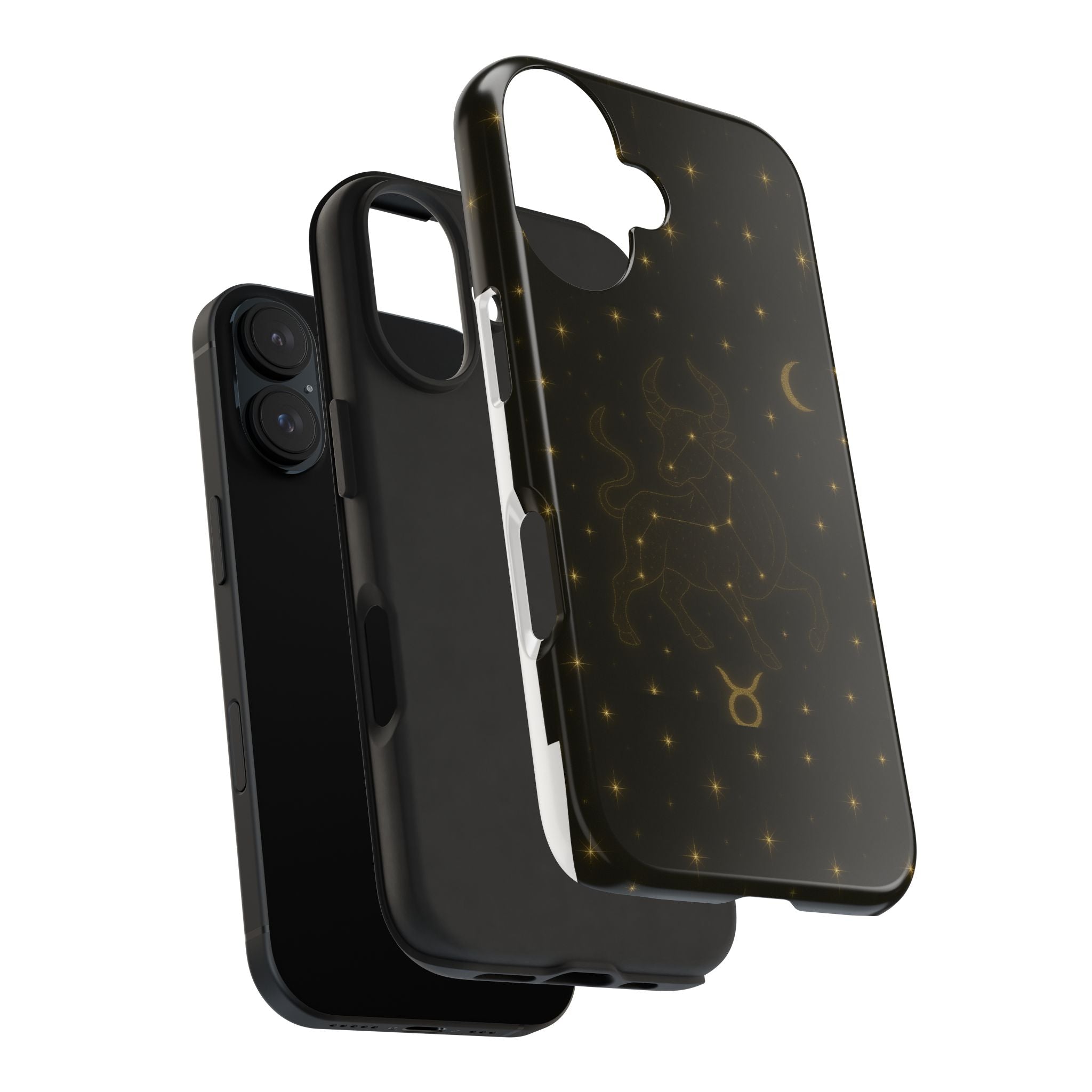 Taurus Constellation Tough Phone Case — Gold Zodiac Bull Phone Case