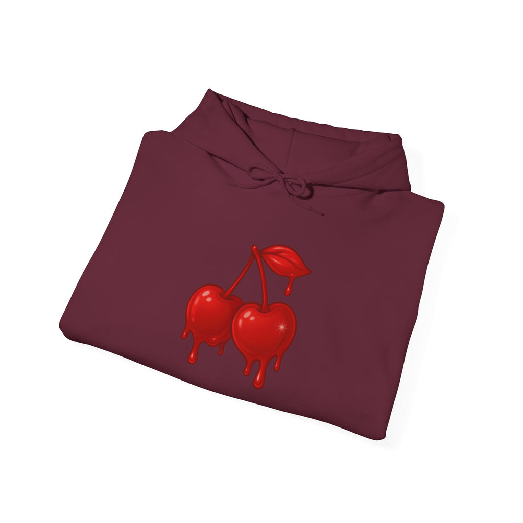 Dripping Red Cherry Hoodie