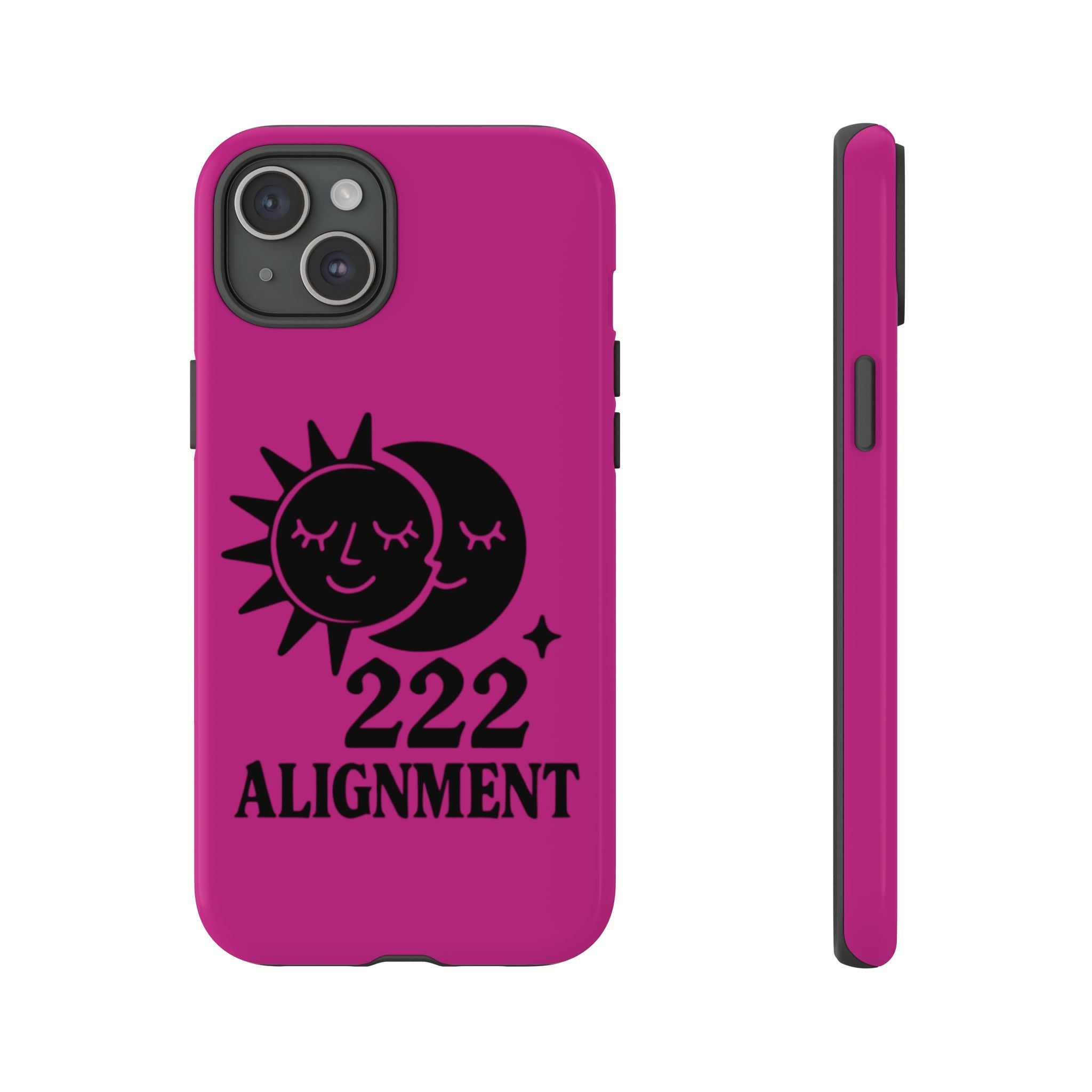 Black & Pink 222 Alignment Phone Case