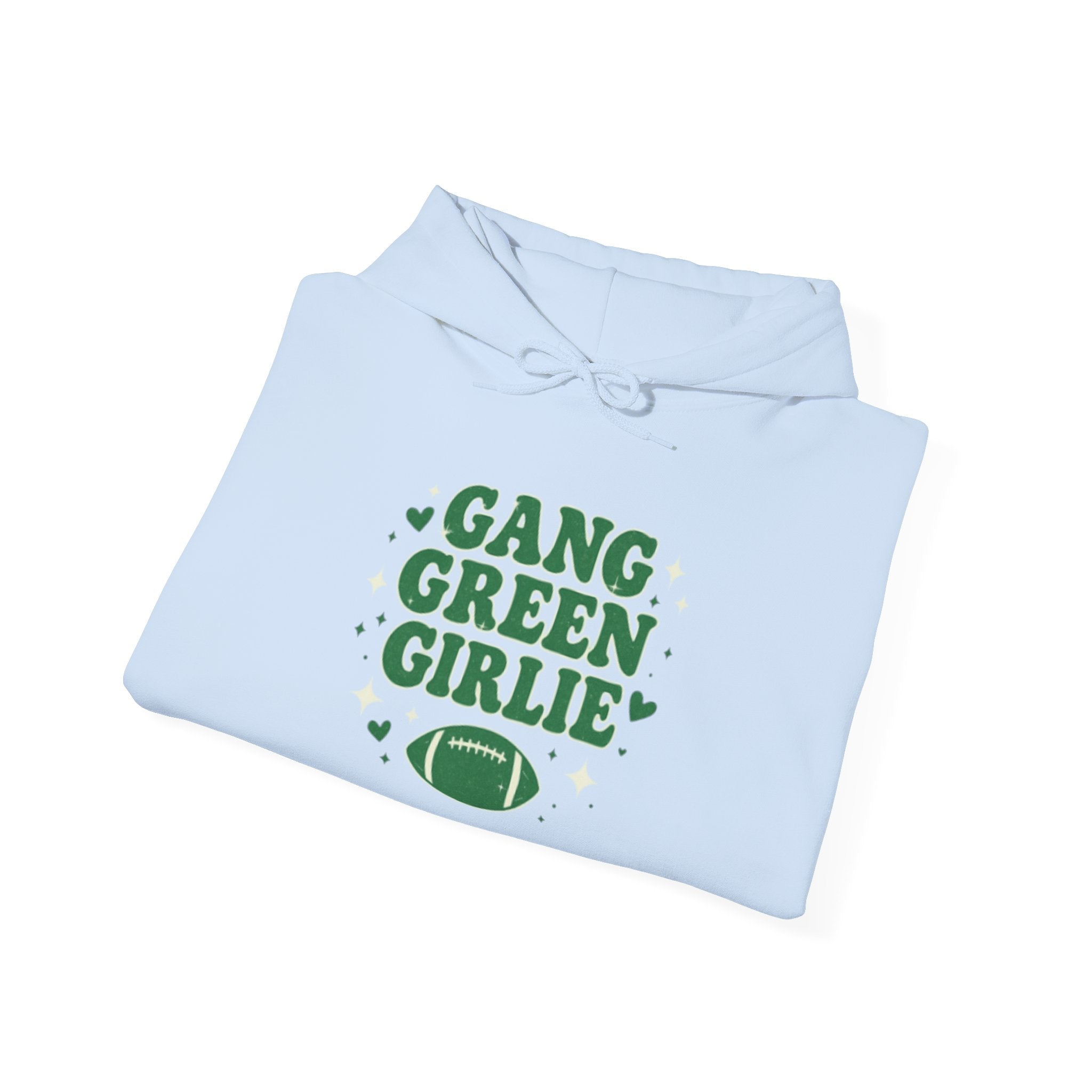Gang Green Girlie Football Hoodie — Women's Football Fan Pullover