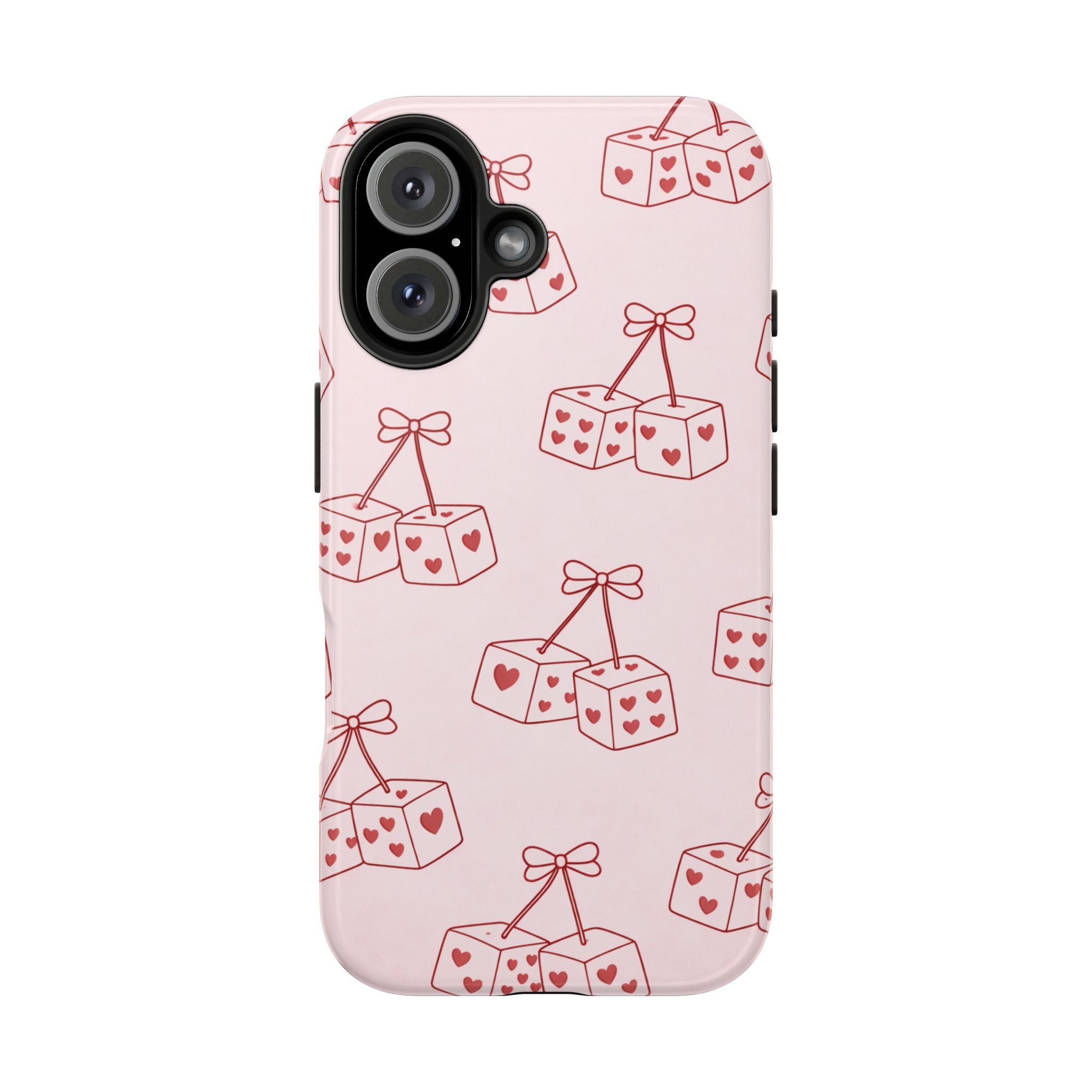 Red & Pink Heart Di Phone Case