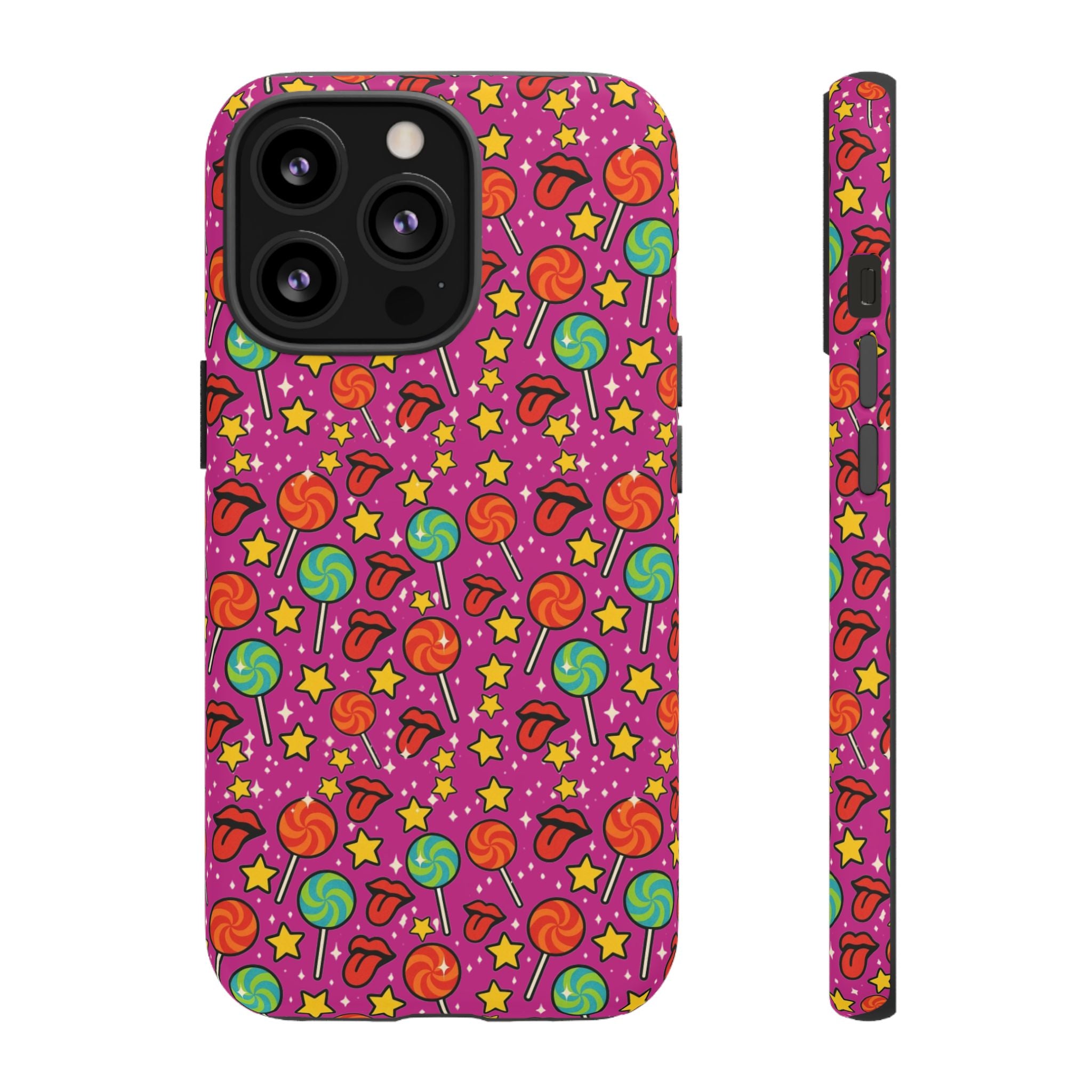 Lollipops & Lips Retro Phone Cases