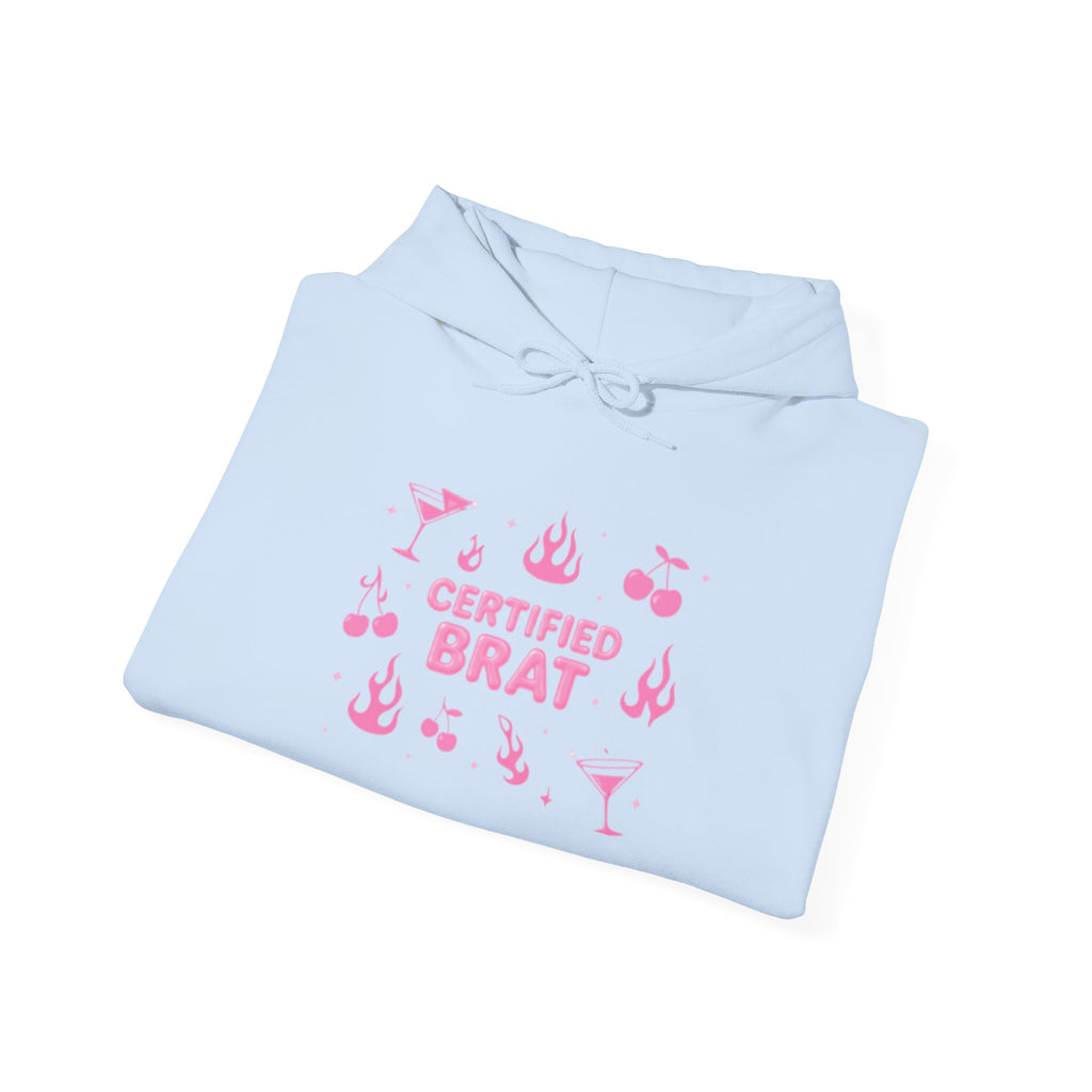 Certified Brat Pink Graphic Hoodie