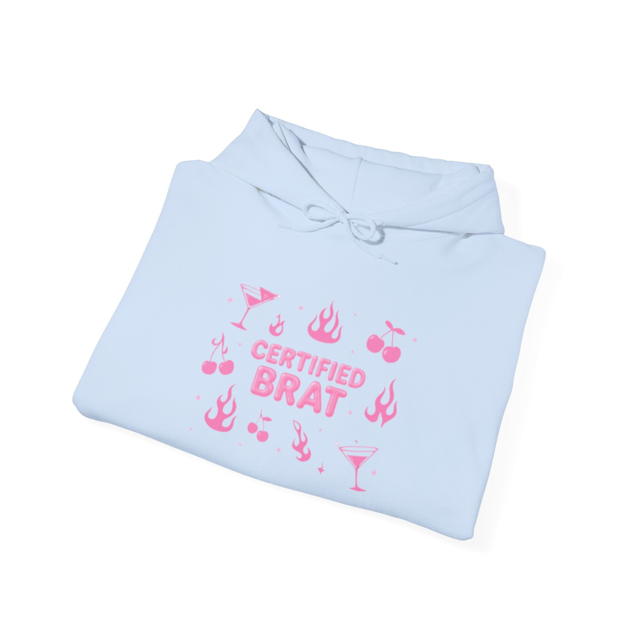 Certified Brat Pink Graphic Hoodie