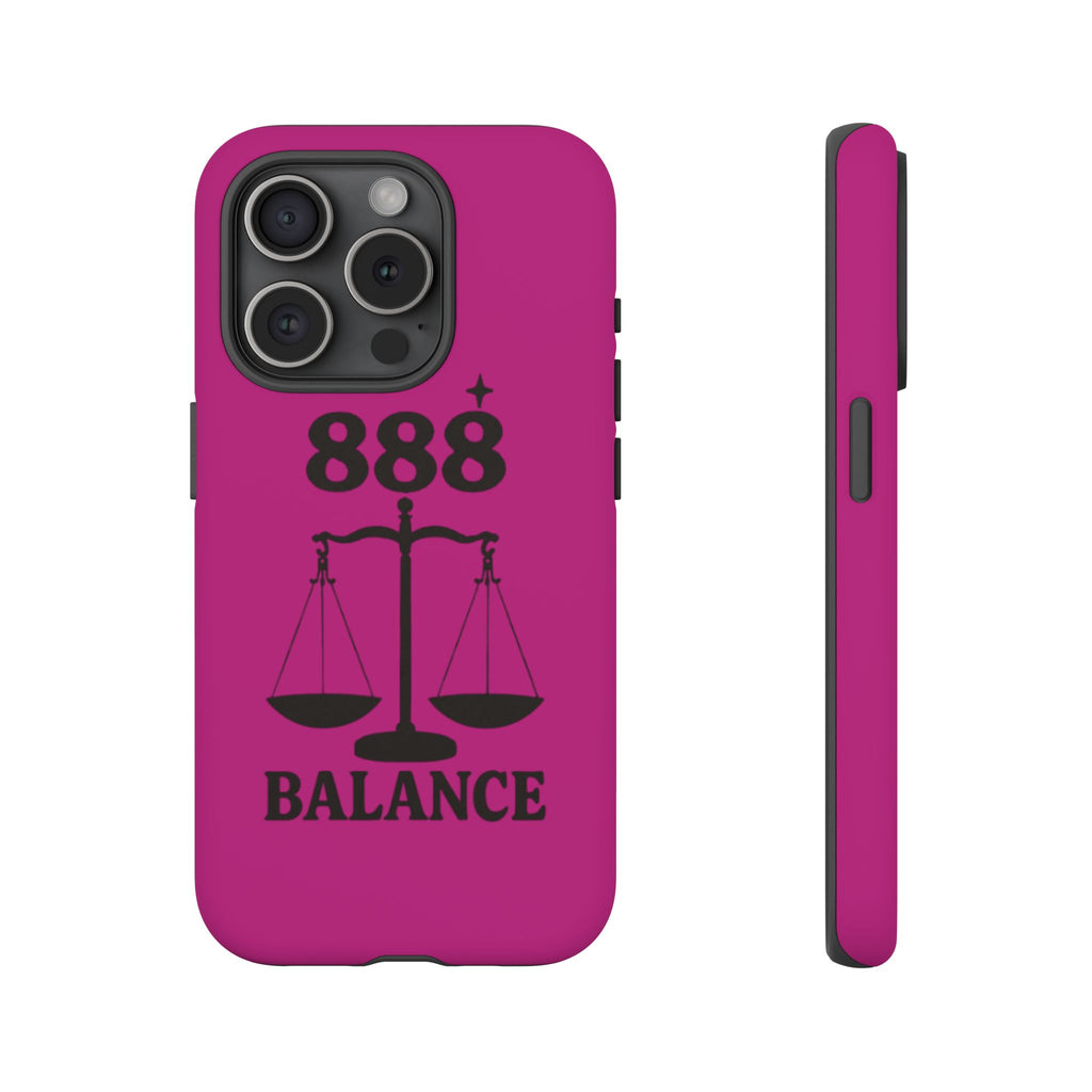 Black & Pink 888 Balance Phone Case