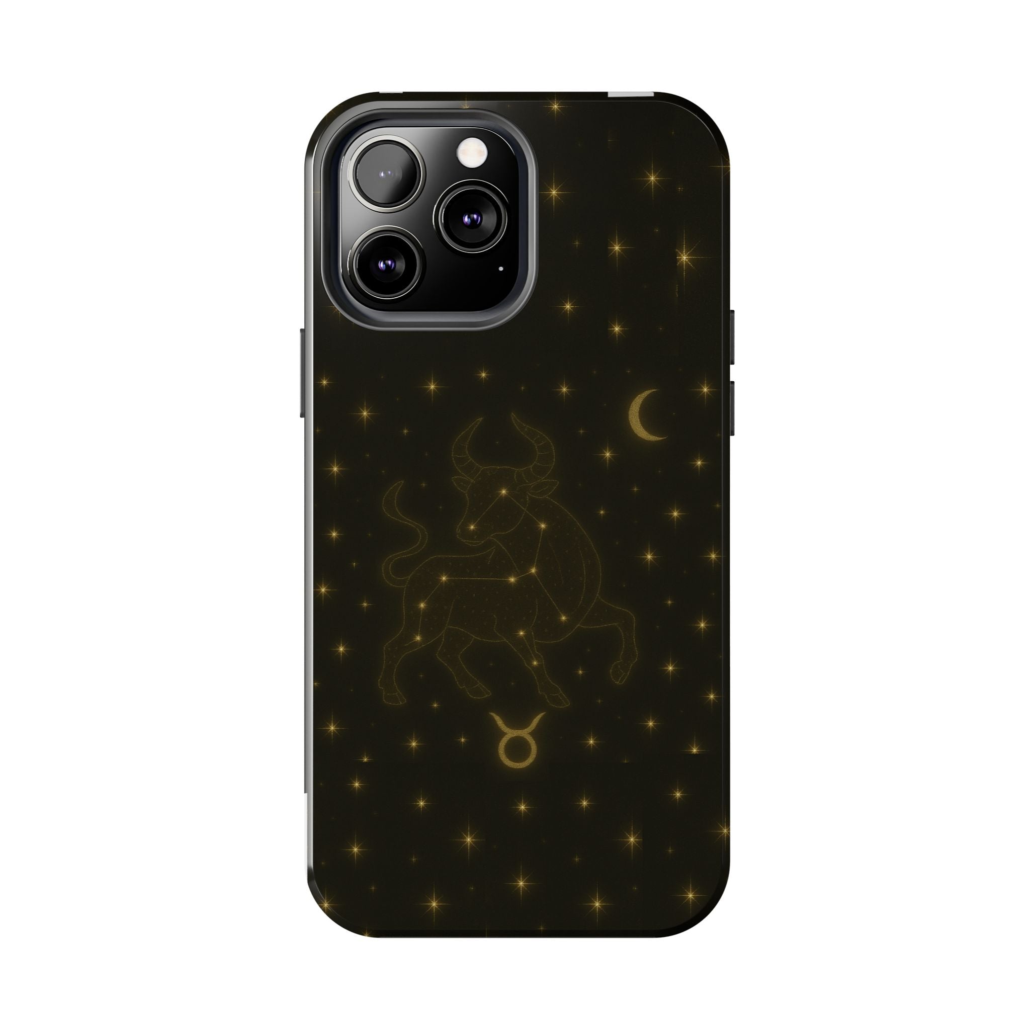 Taurus Constellation Tough Phone Case — Gold Zodiac Bull Phone Case