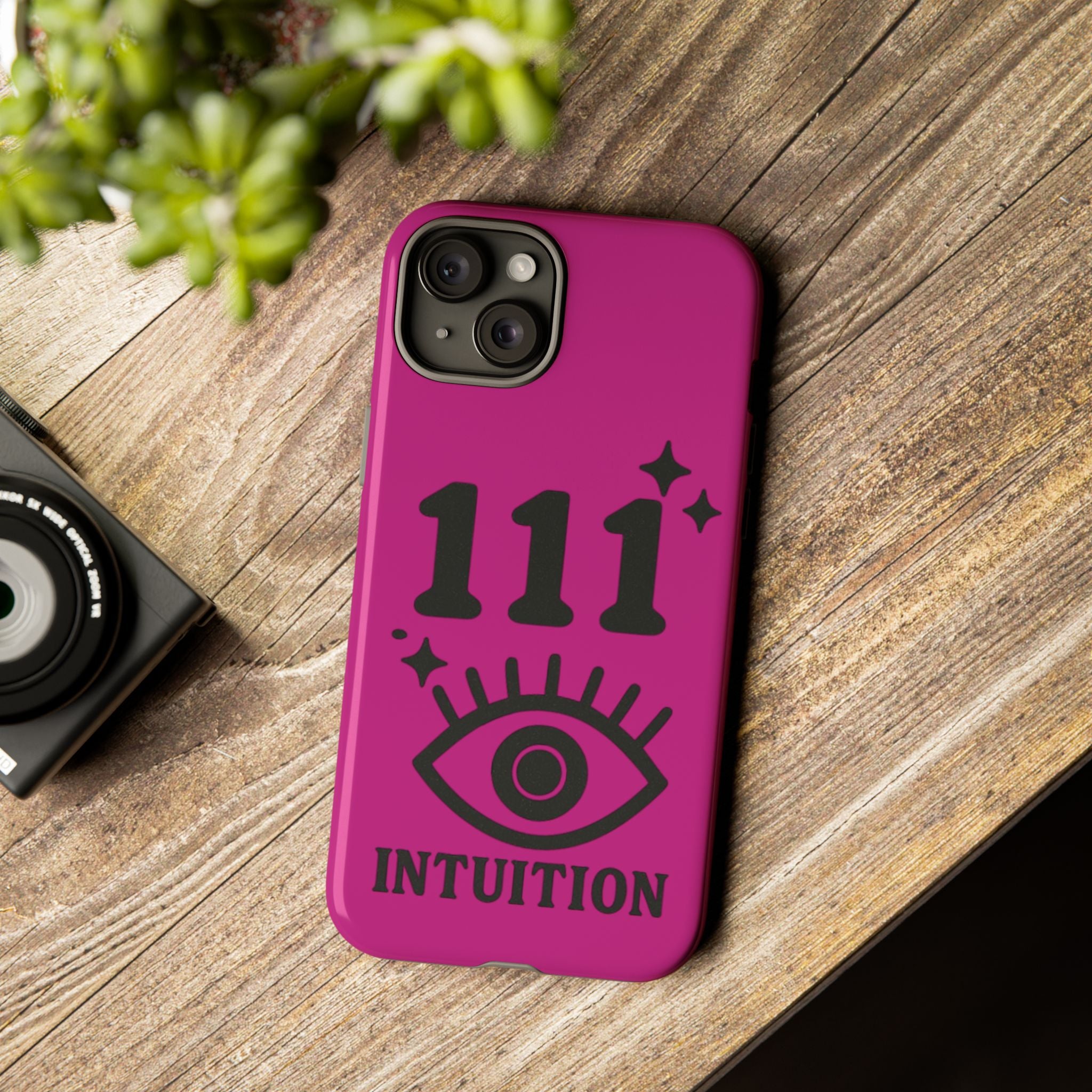 Black & Pink 111 Intuition Phone Case