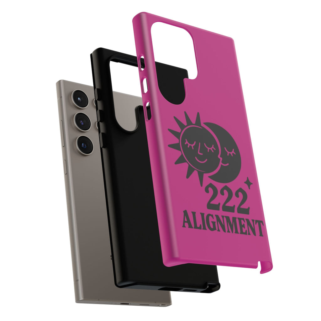 Black & Pink 222 Alignment Phone Case