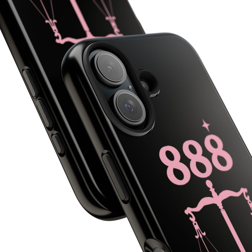 Black & Pink 888 Phone Case