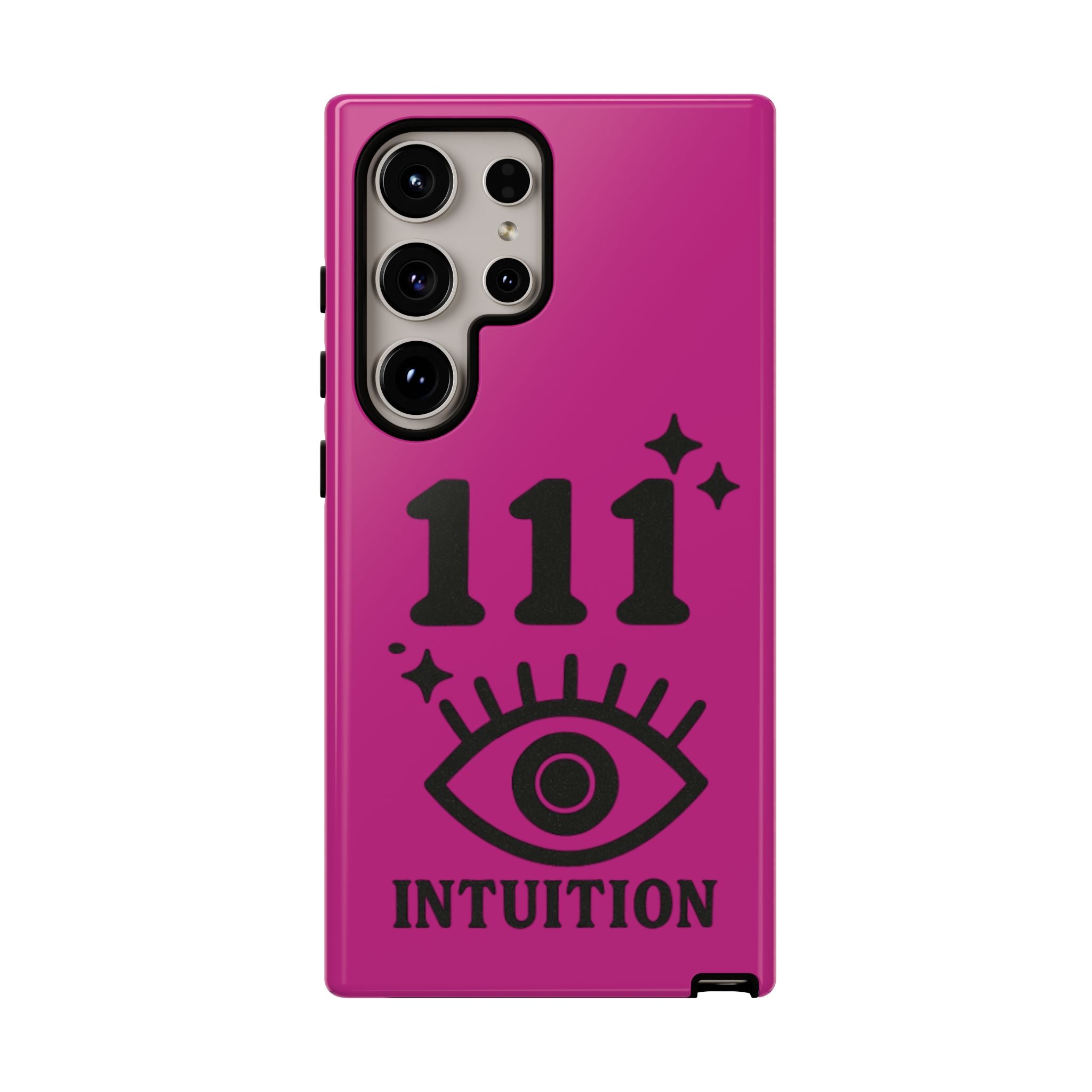 Black & Pink 111 Intuition Phone Case