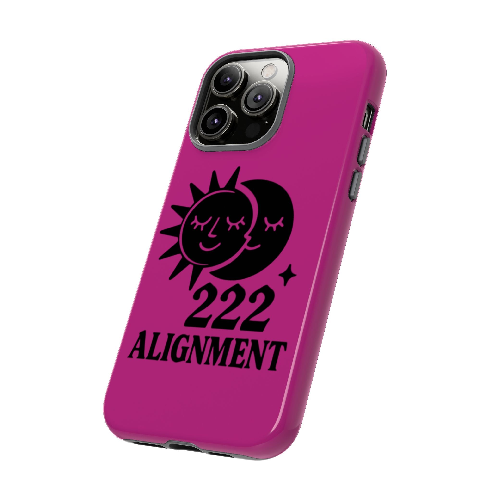 Black & Pink 222 Alignment Phone Case