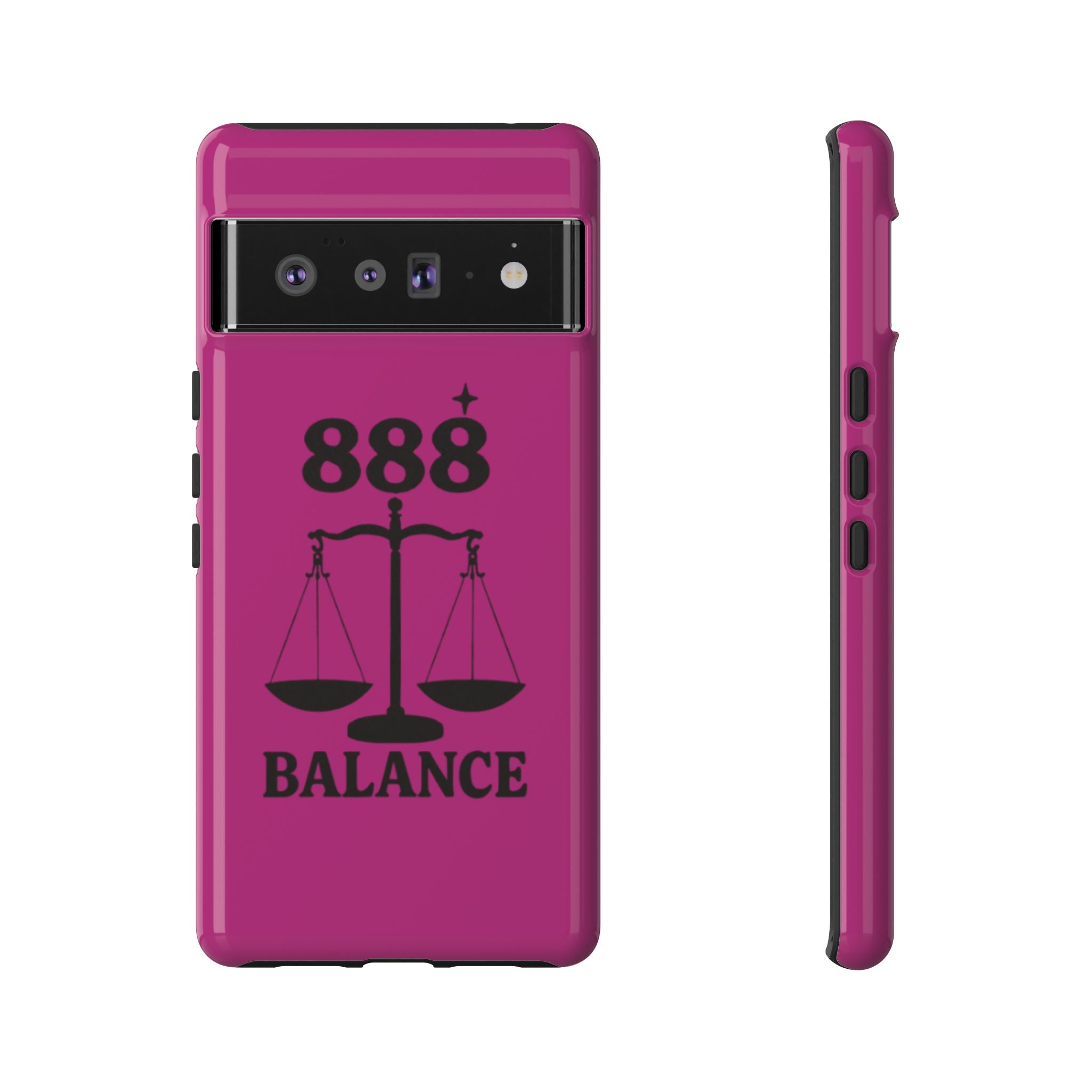 Black & Pink 888 Balance Phone Case