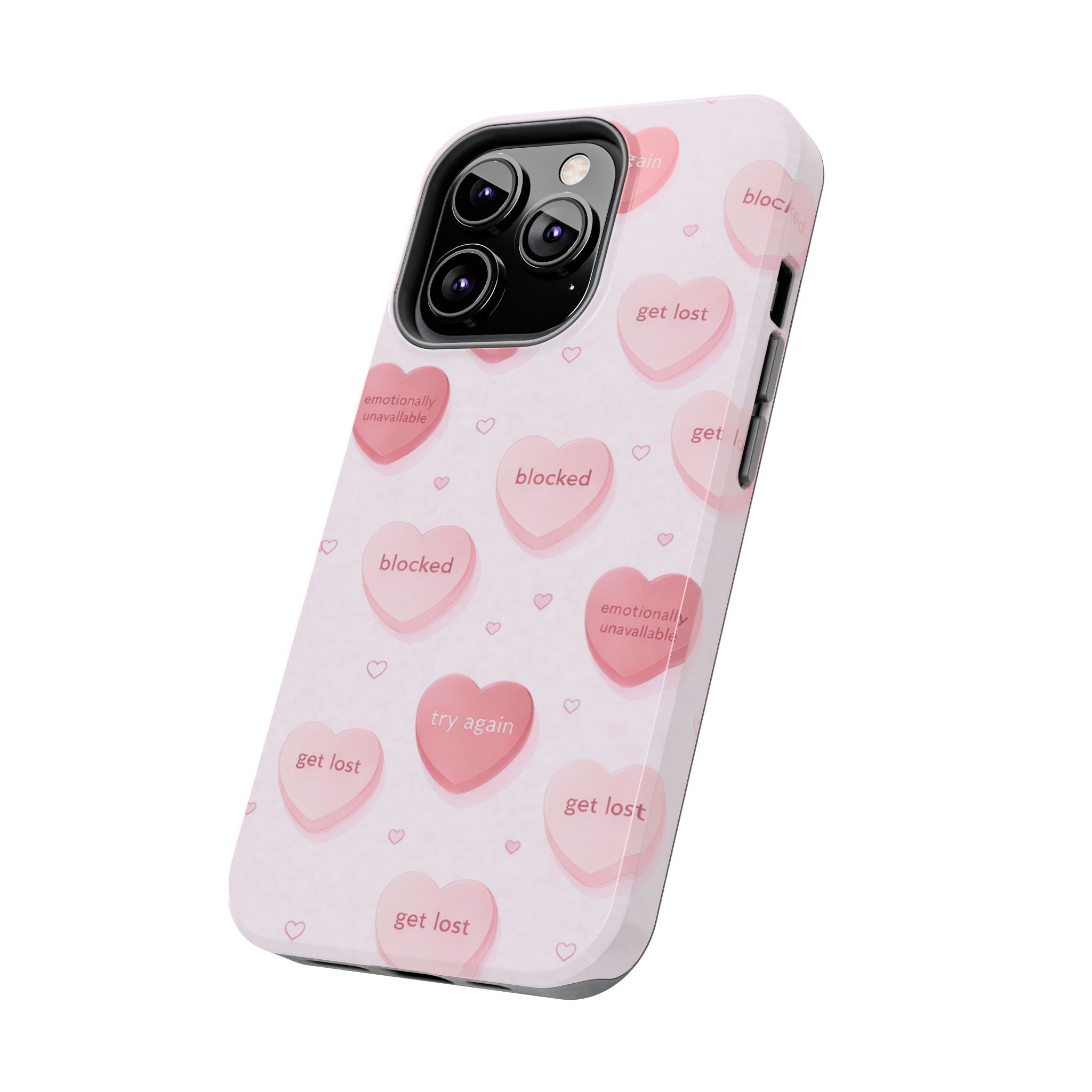 Non-Conversation Hearts Phone Case