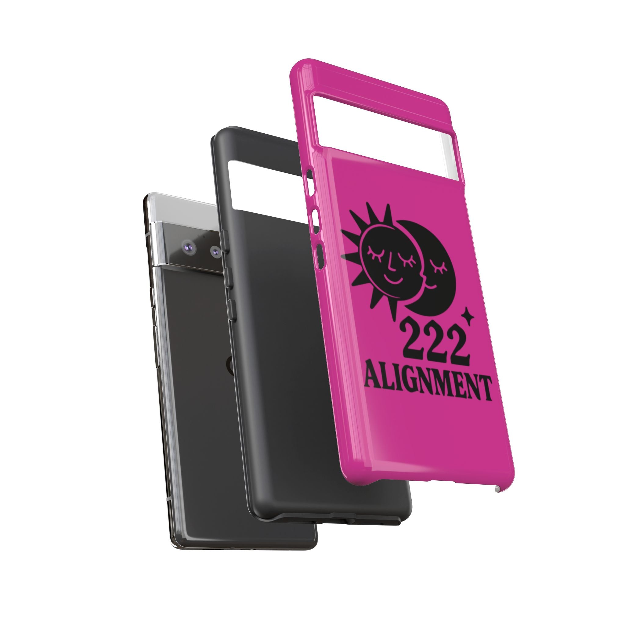 Black & Pink 222 Alignment Phone Case