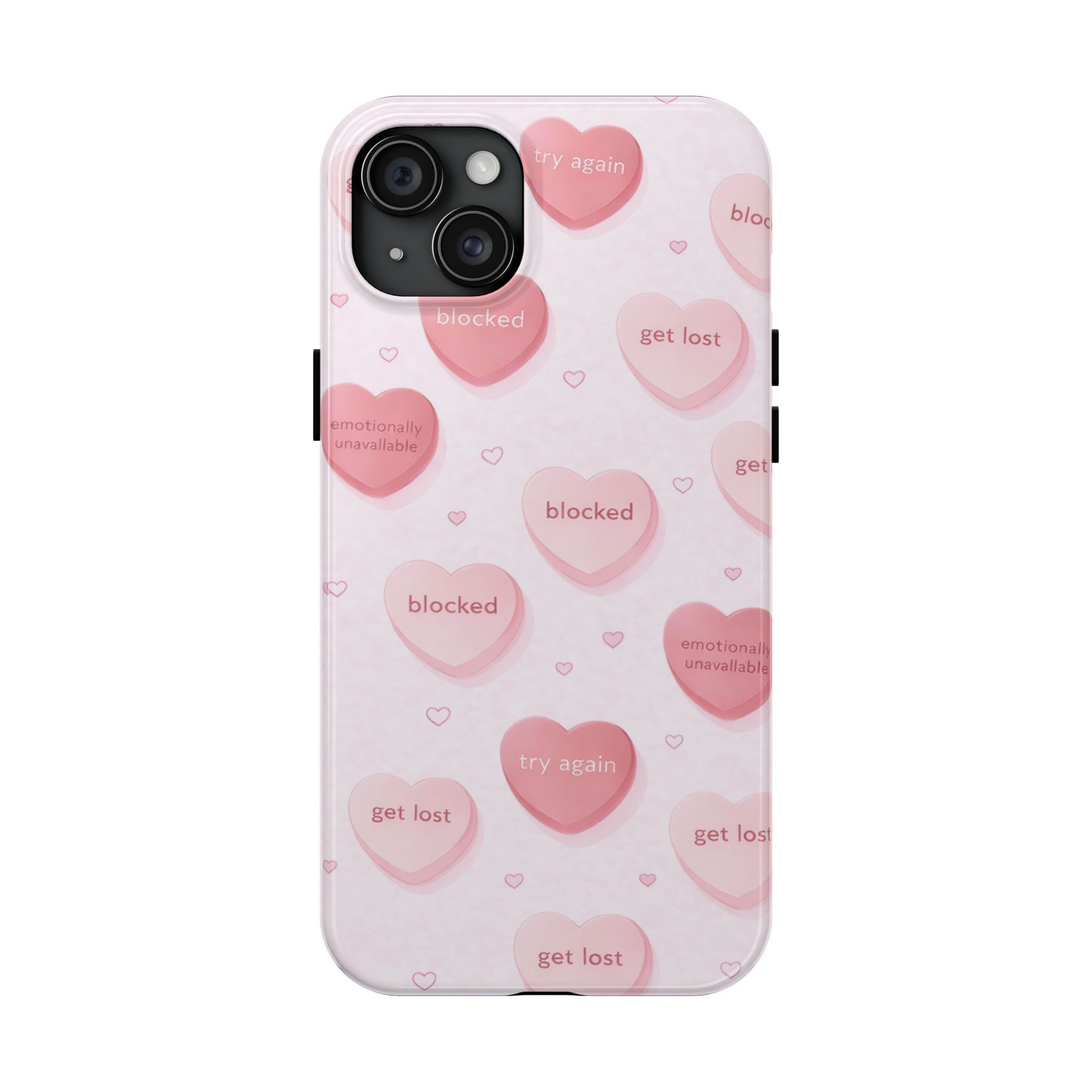 Non-Conversation Hearts Phone Case
