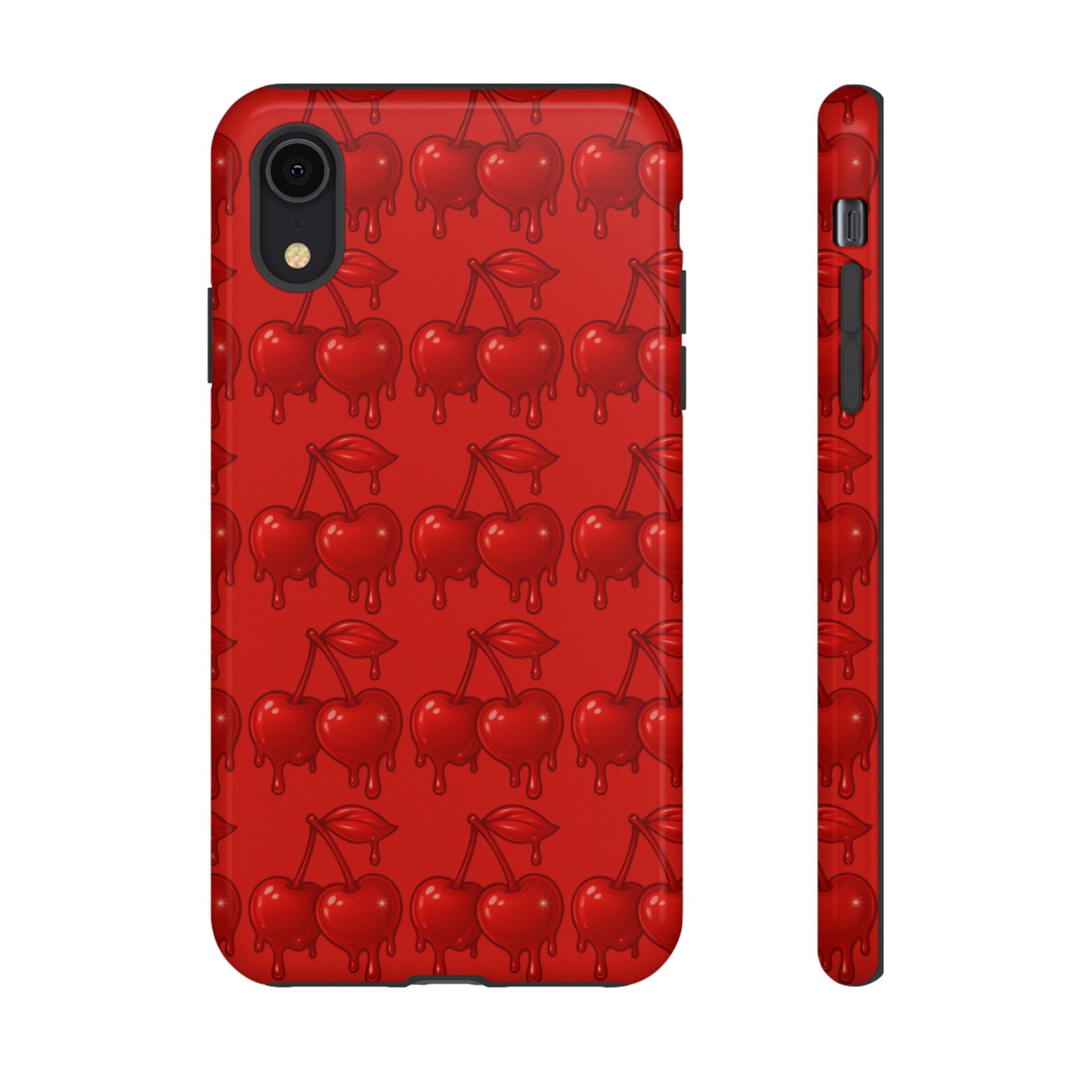 Red Dripping Cherry Phone Case