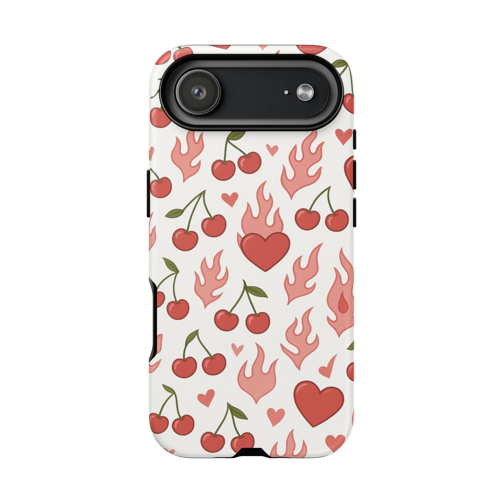 Pink Flaming Heart Phone Case