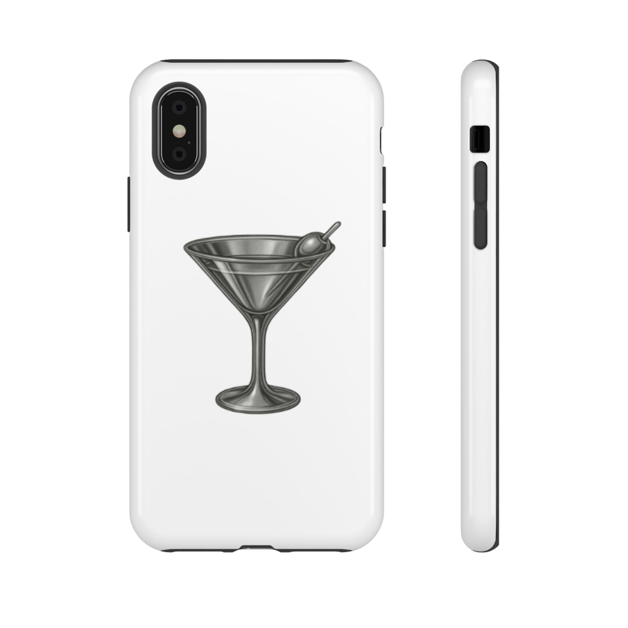 Silver Martini Tough Case