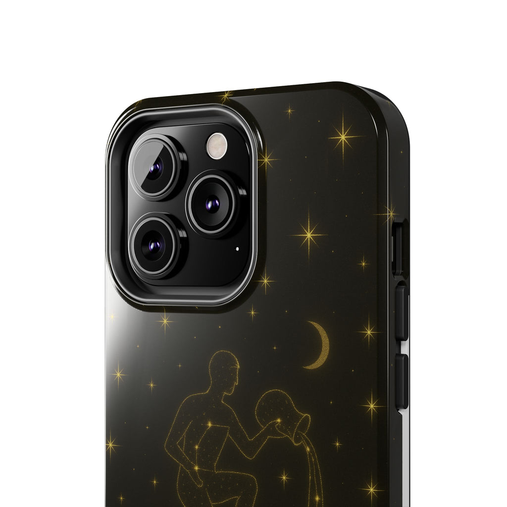 Aquarius Constellation Tough Phone Case — Zodiac Water-Bearer Astrology Design