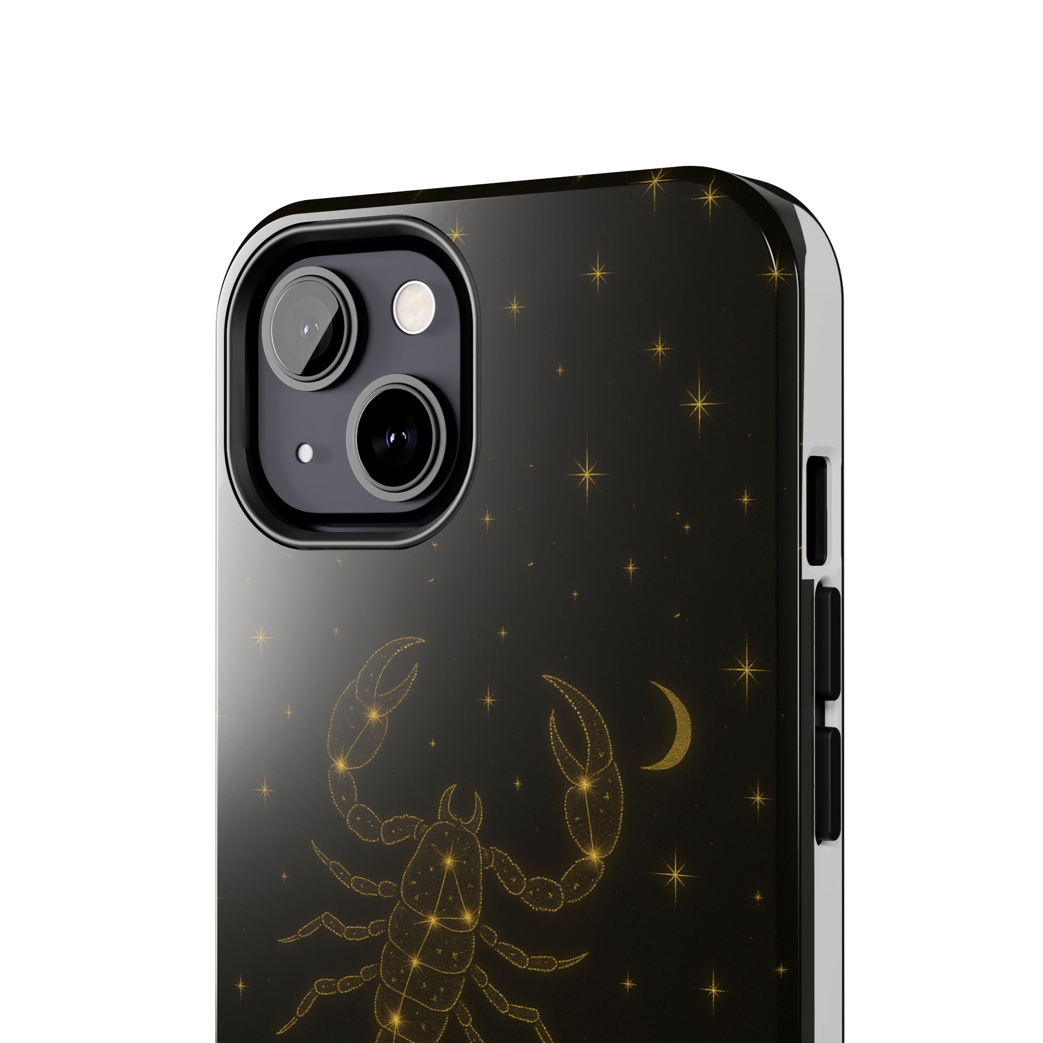Scorpio Constellation Tough Phone Case — Black & Gold Zodiac Protection