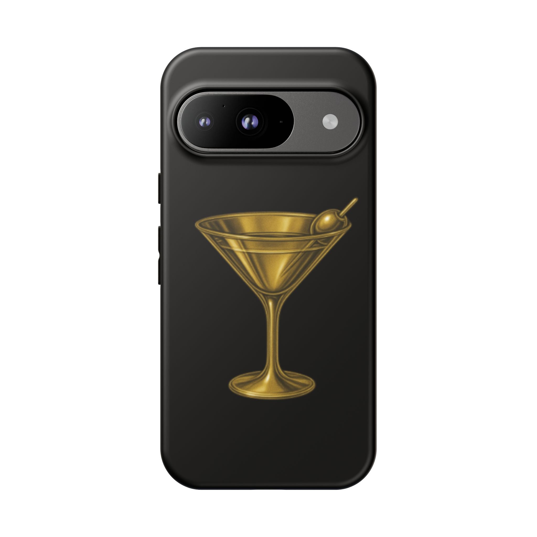 Gold Martini Tough Case Black