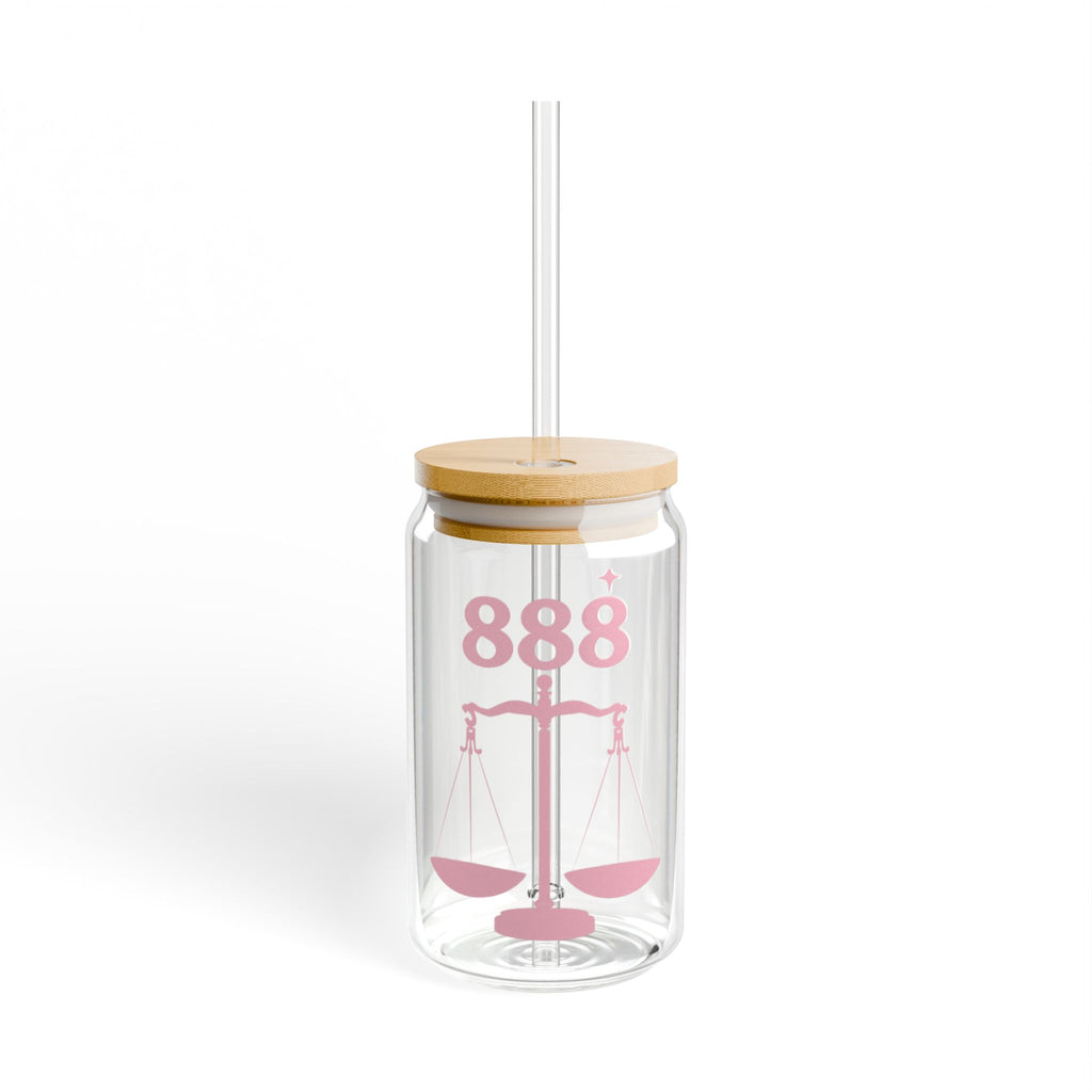 Pink Sipper Glass 888