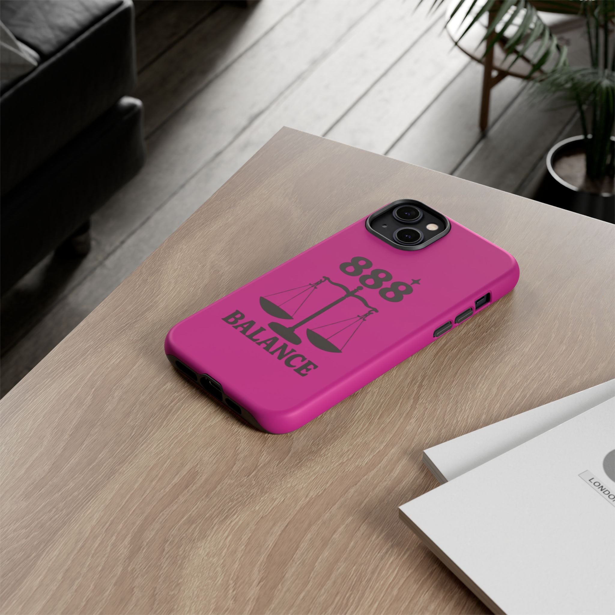 Black & Pink 888 Balance Phone Case