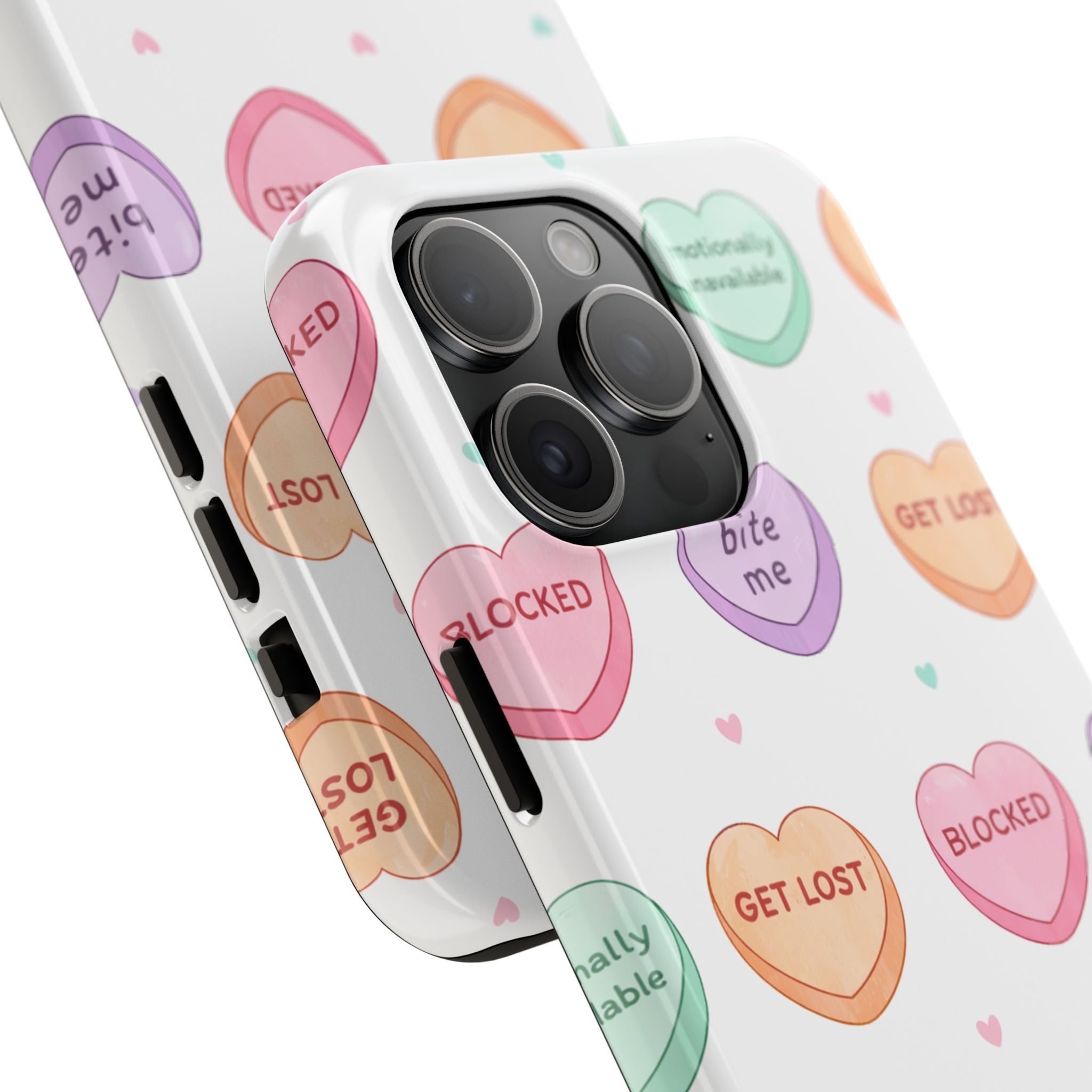 Candy Hearts Phone Case