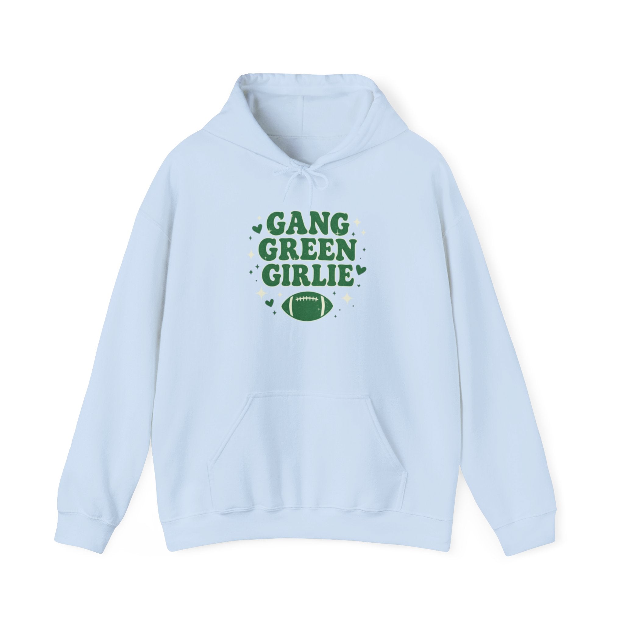 Gang Green Girlie Football Hoodie — Women's Football Fan Pullover