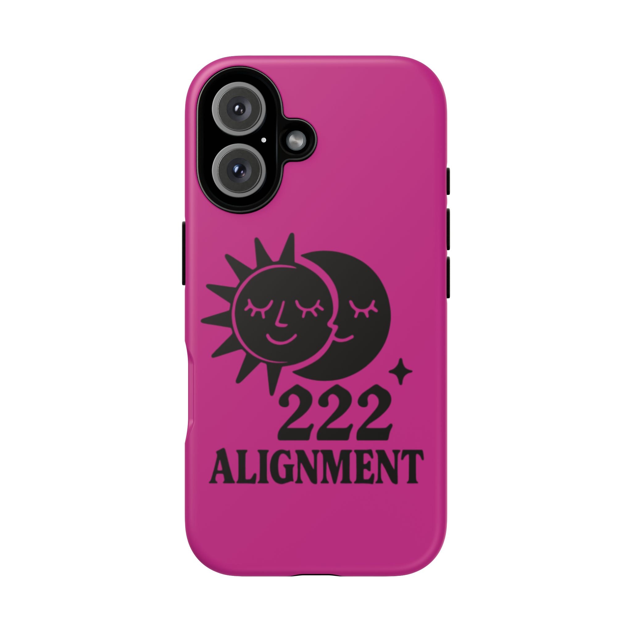Black & Pink 222 Alignment Phone Case
