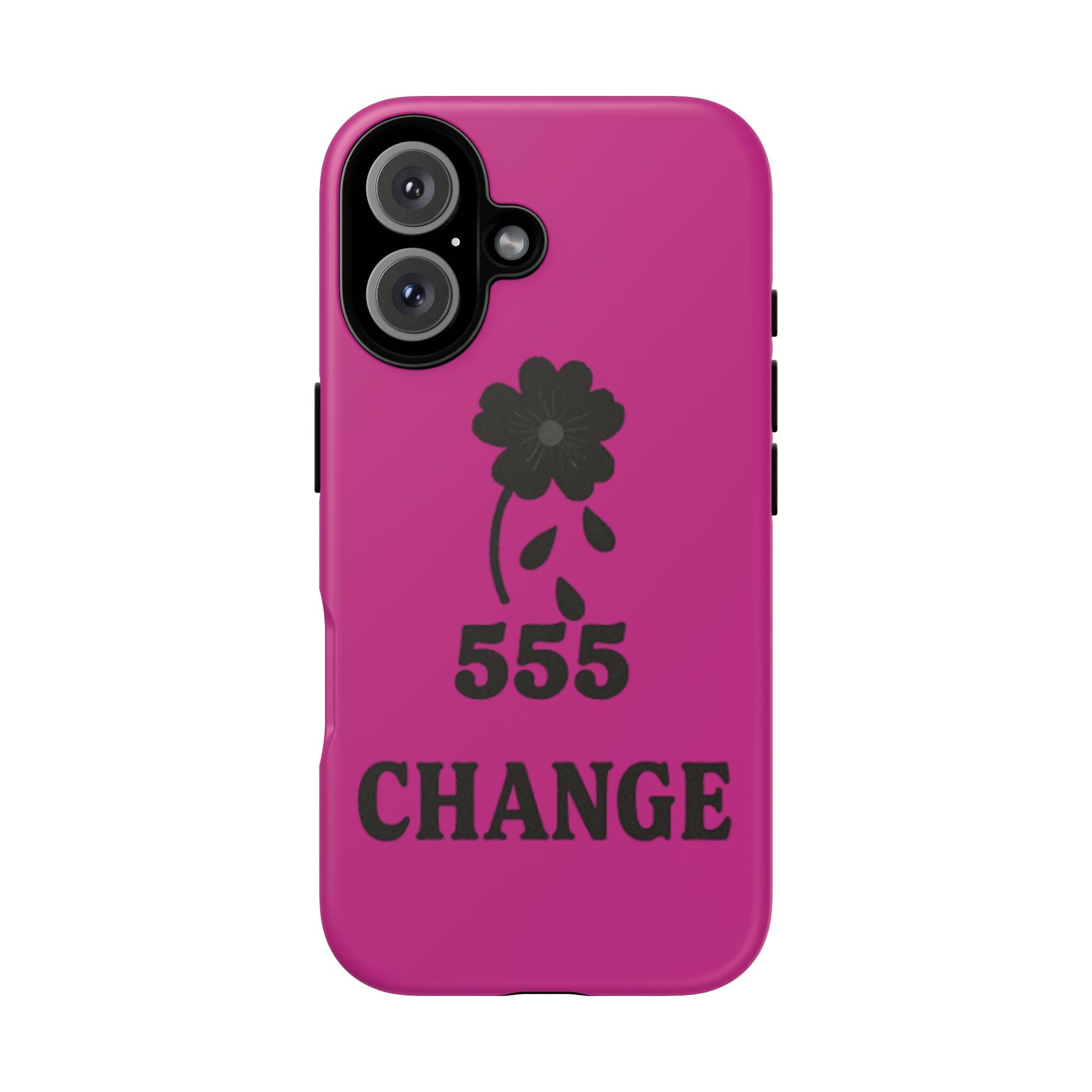 Black & Pink 555 Change Phone Case