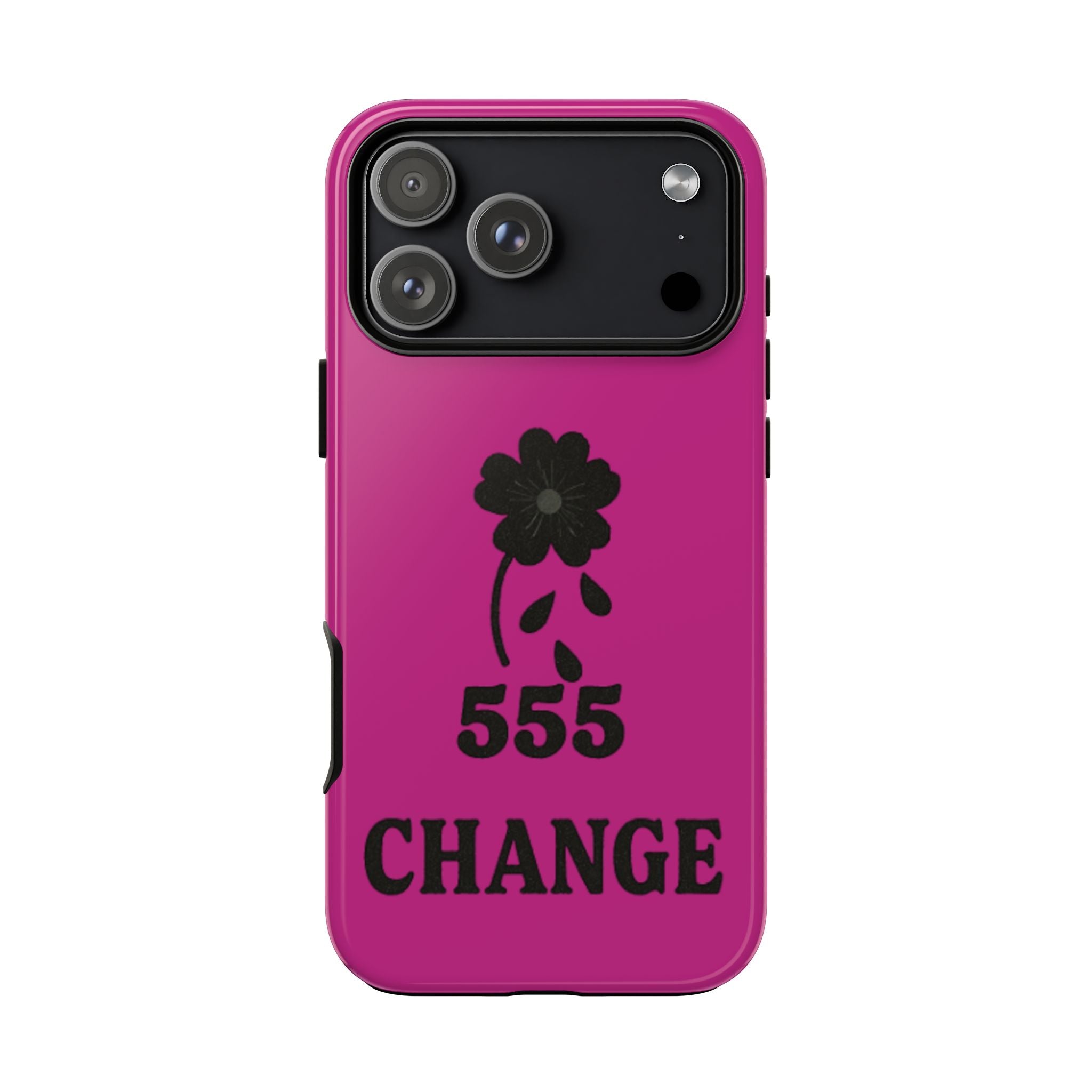 Black & Pink 555 Change Phone Case
