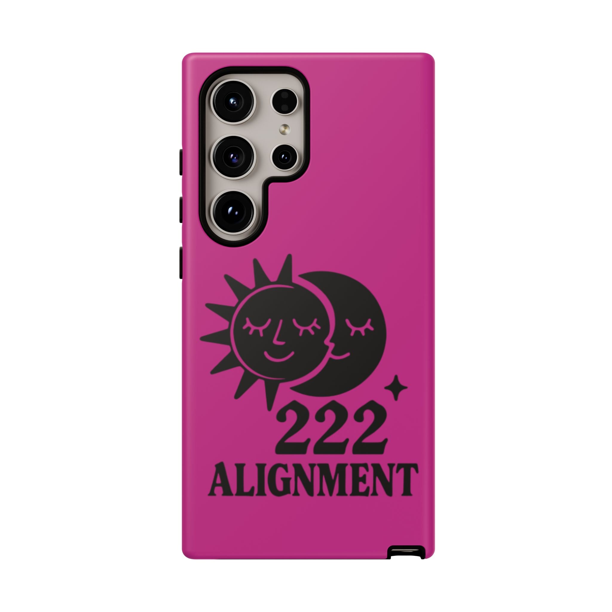 Black & Pink 222 Alignment Phone Case