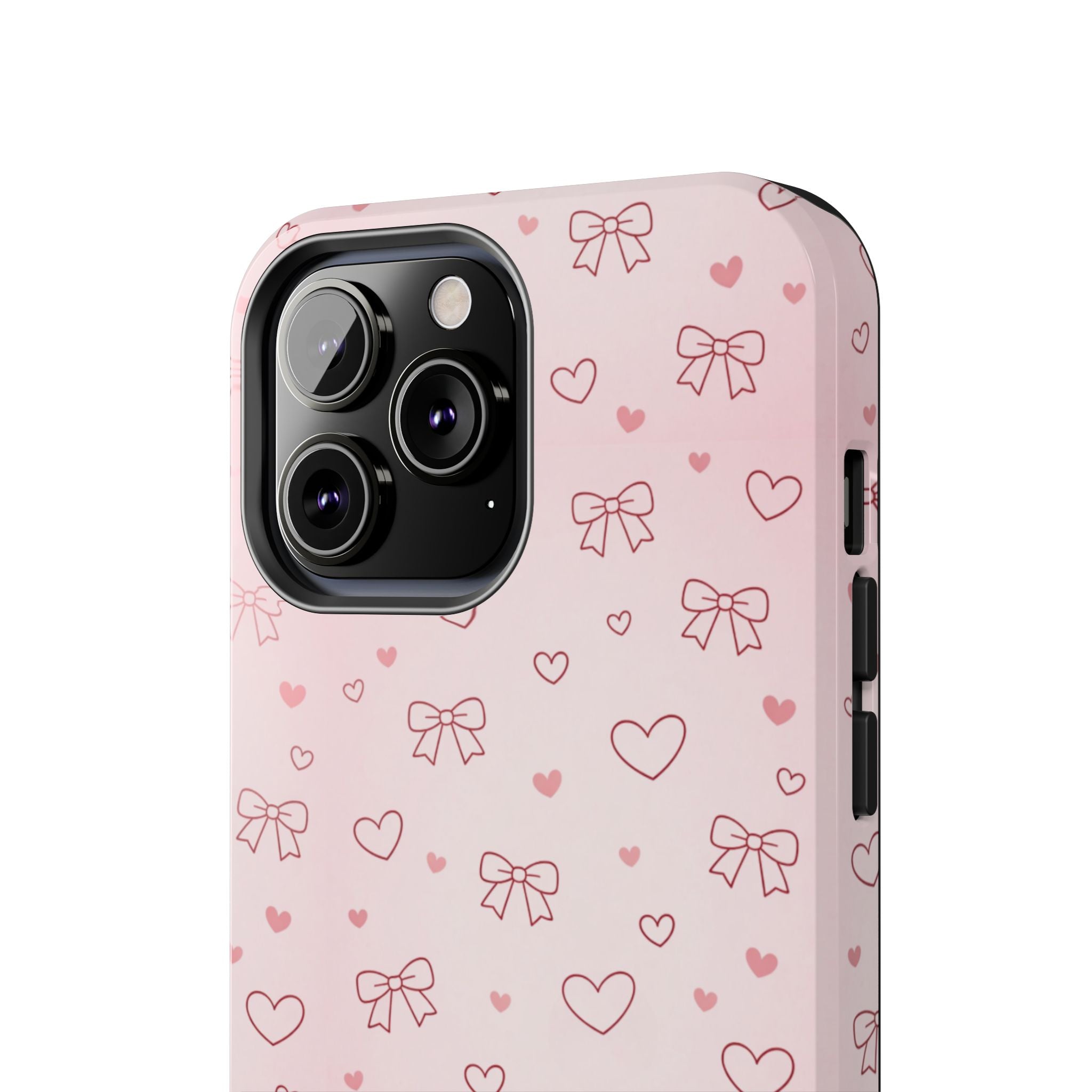 Pink Hearts & Bows Phone Case