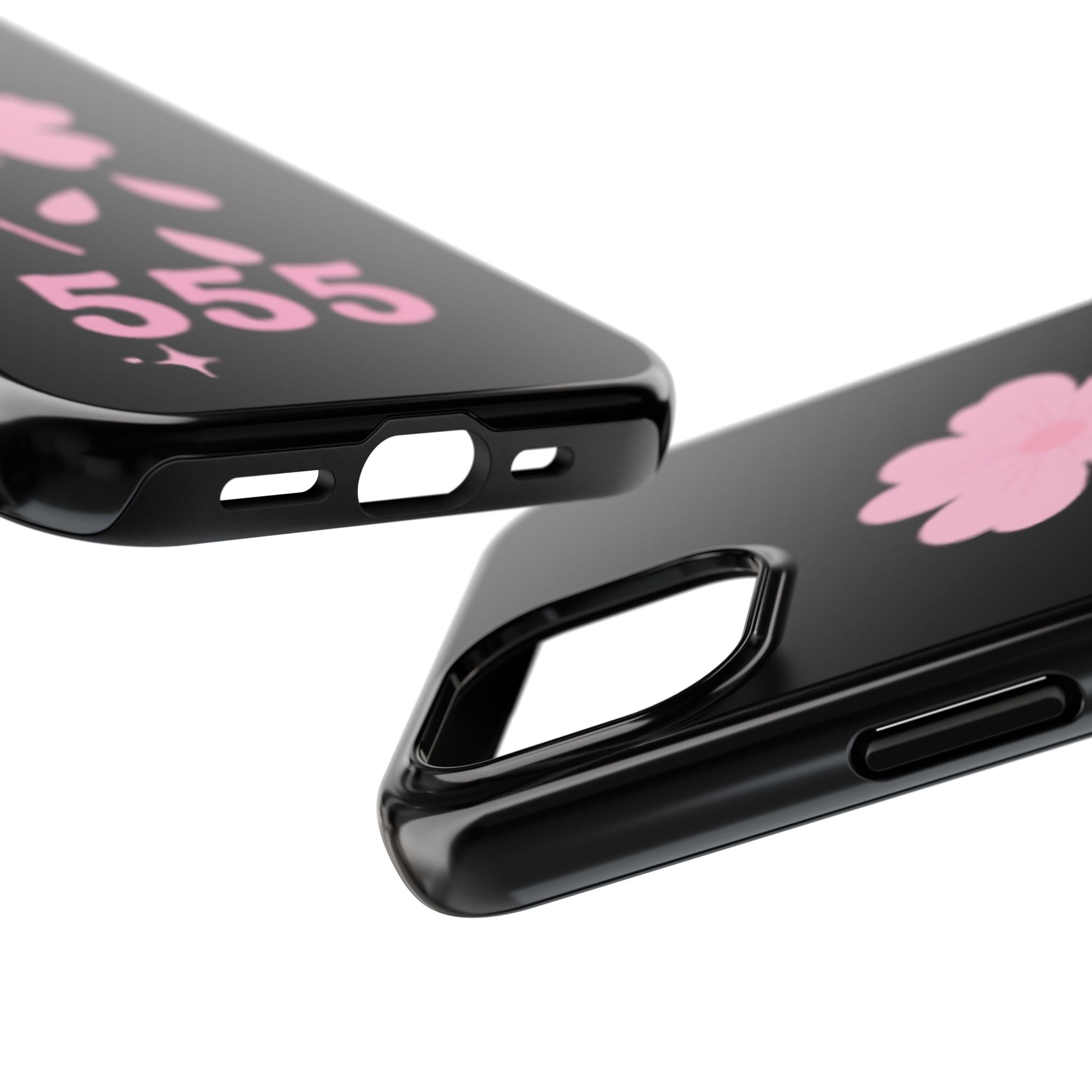 Black & Pink 555 Phone Case