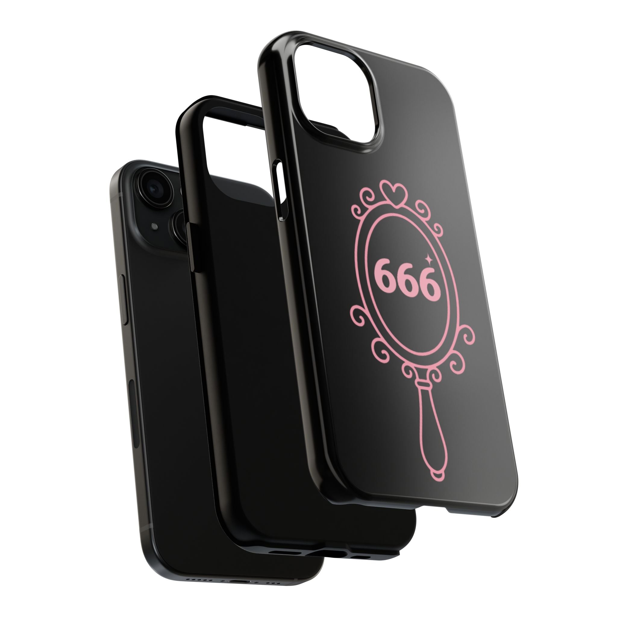 Black & Pink 666 Phone Case