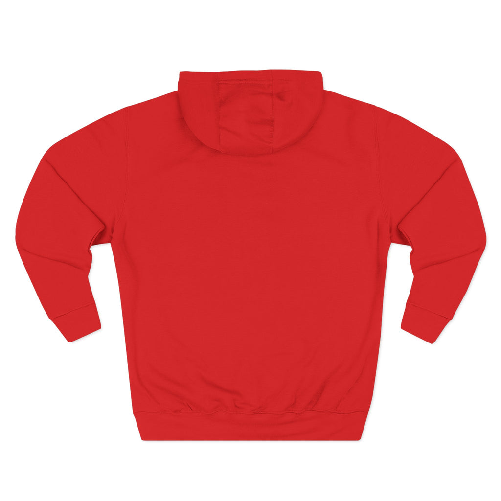 Hot & Cold Blue Flame Hoodie — Graphic Fleece Pullover