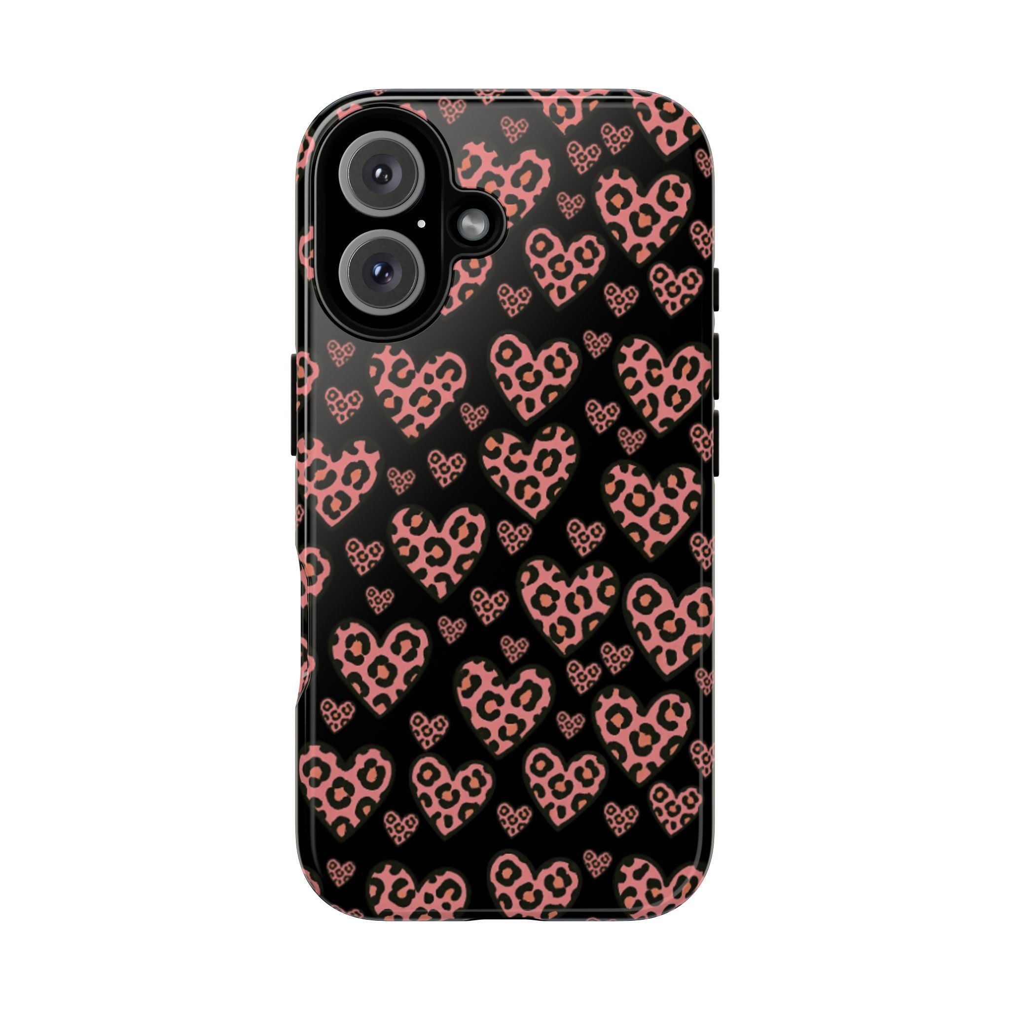 Leopard Heart Phone Case