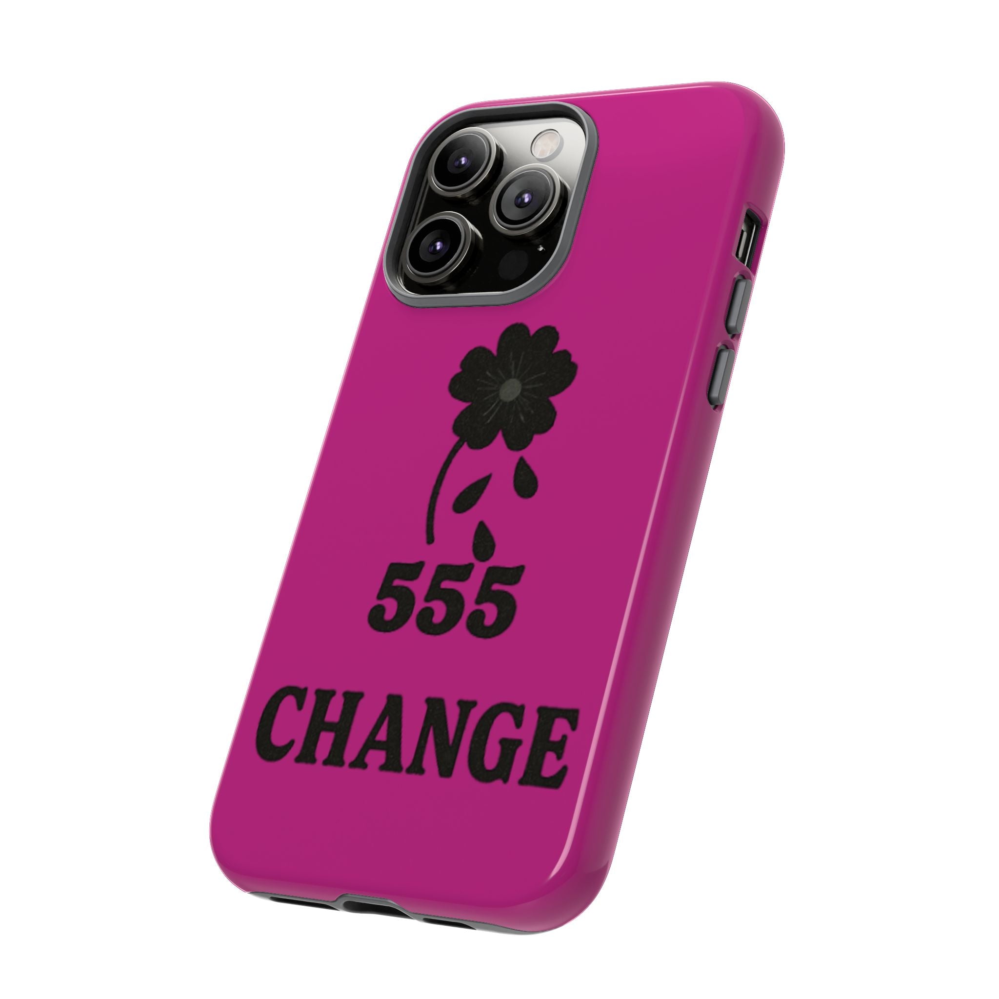 Black & Pink 555 Change Phone Case