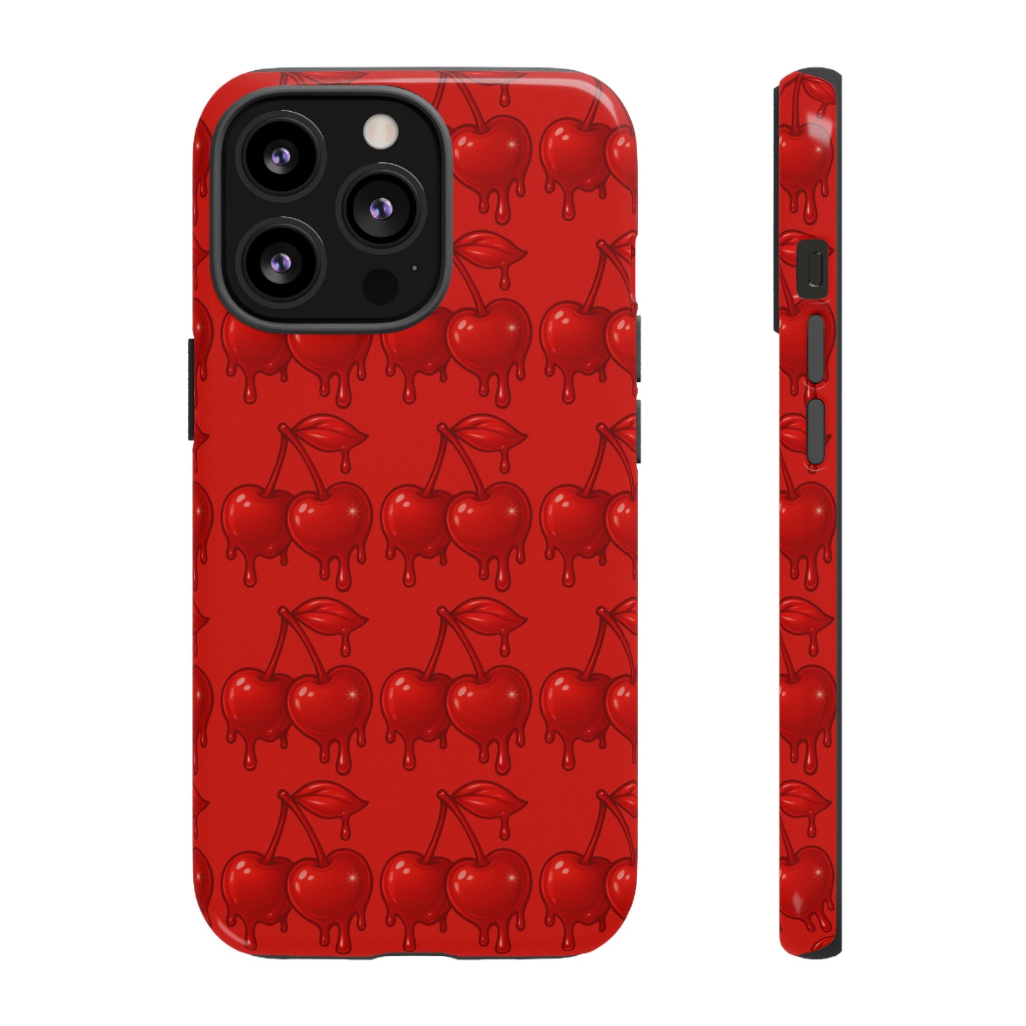 Red Dripping Cherry Phone Case