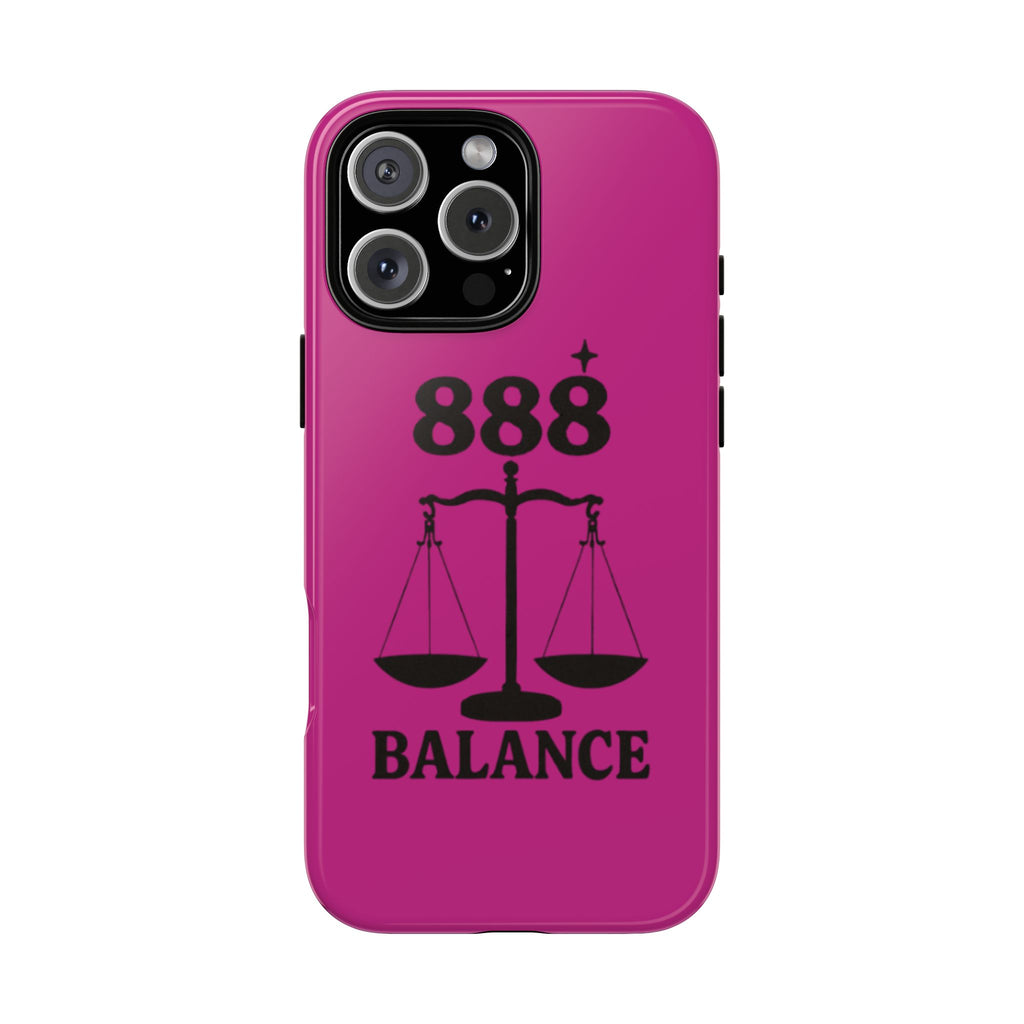 Black & Pink 888 Balance Phone Case