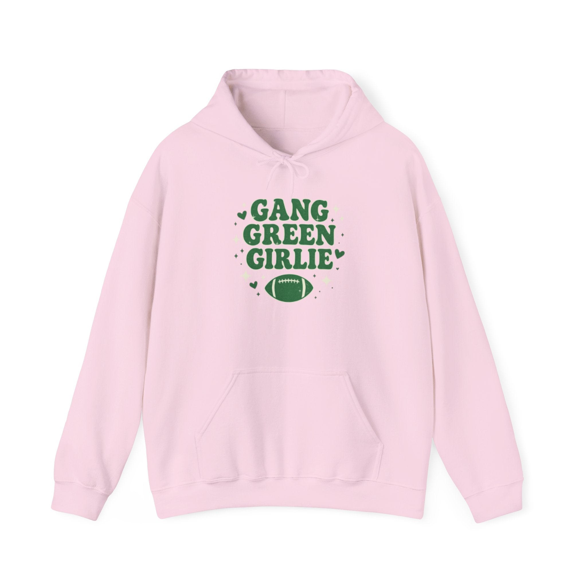 Gang Green Girlie Football Hoodie — Women's Football Fan Pullover