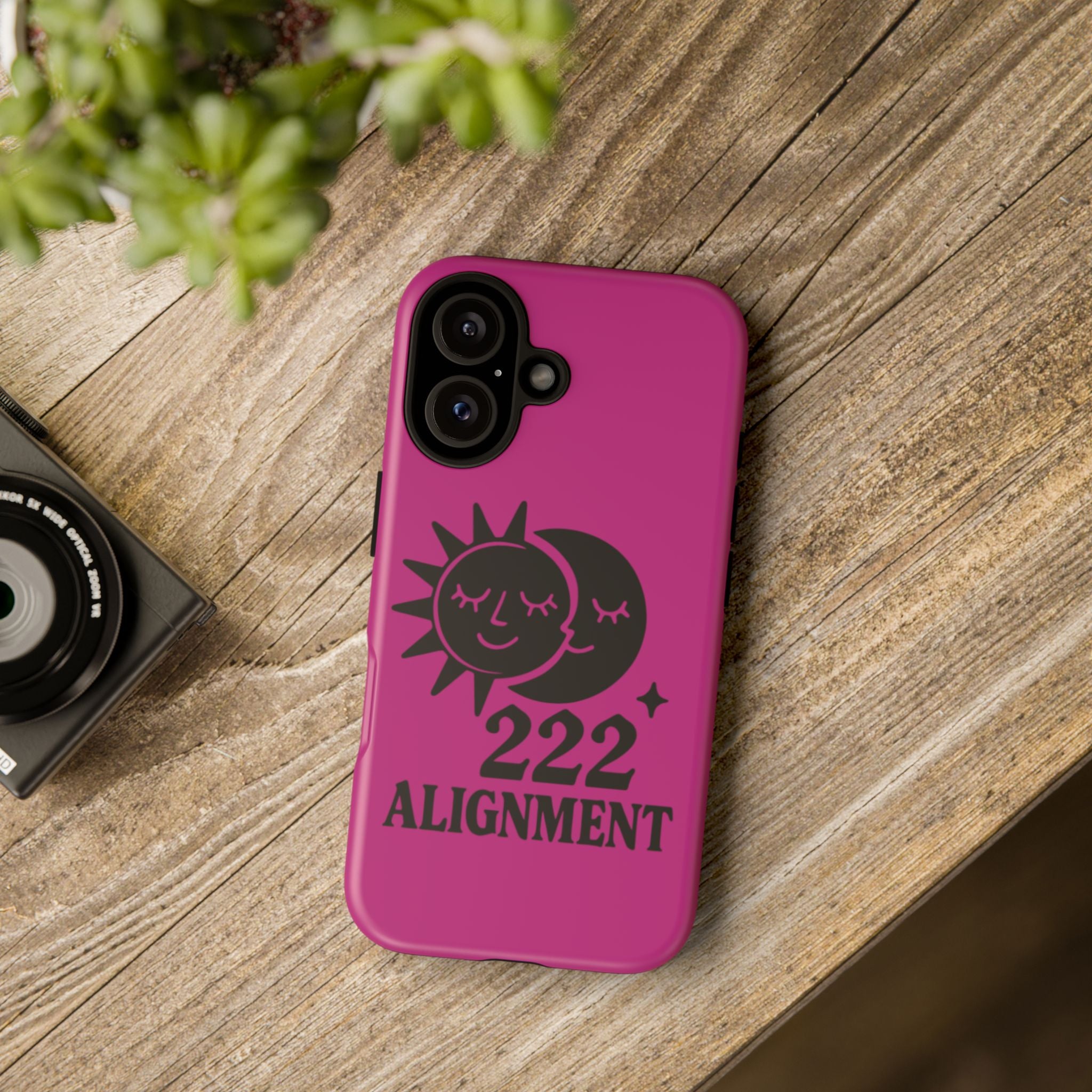 Black & Pink 222 Alignment Phone Case